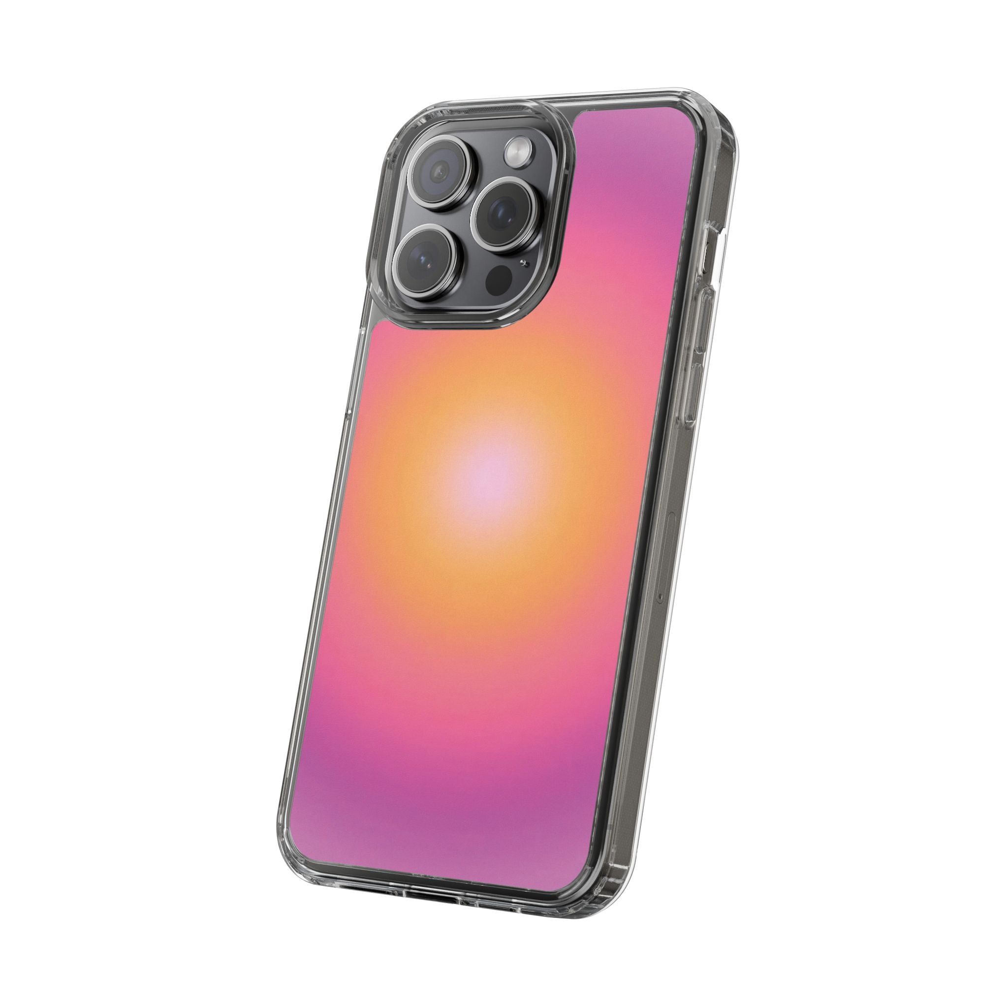 Sunset Gradient Clear Protective Cover