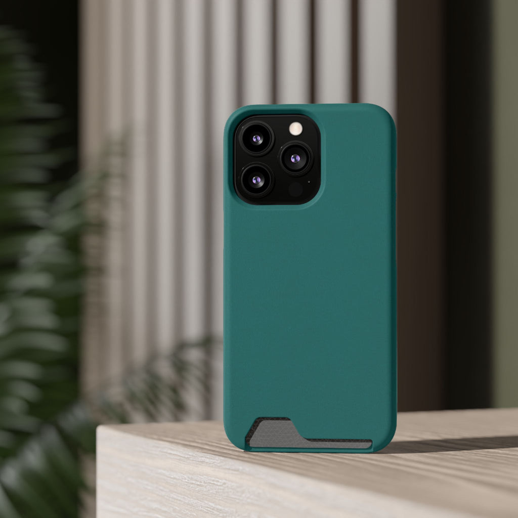 Sea Green Card Holder Phone Case