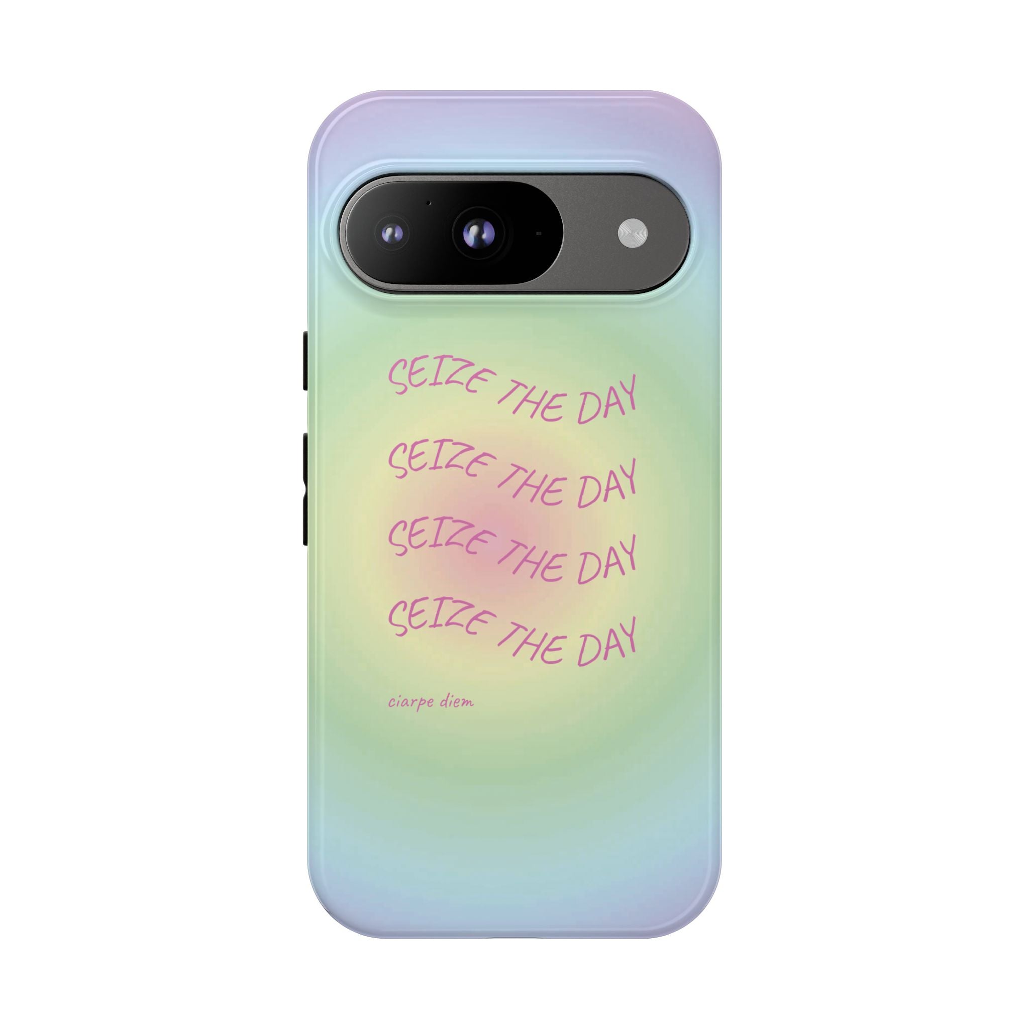 Bermuda Halo Seize The Day Pastel Gradient Tough Phone Case