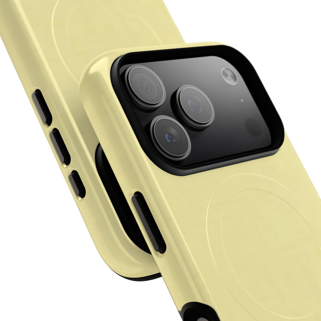 Pale Yellow MagSafe Protective Phone Case
