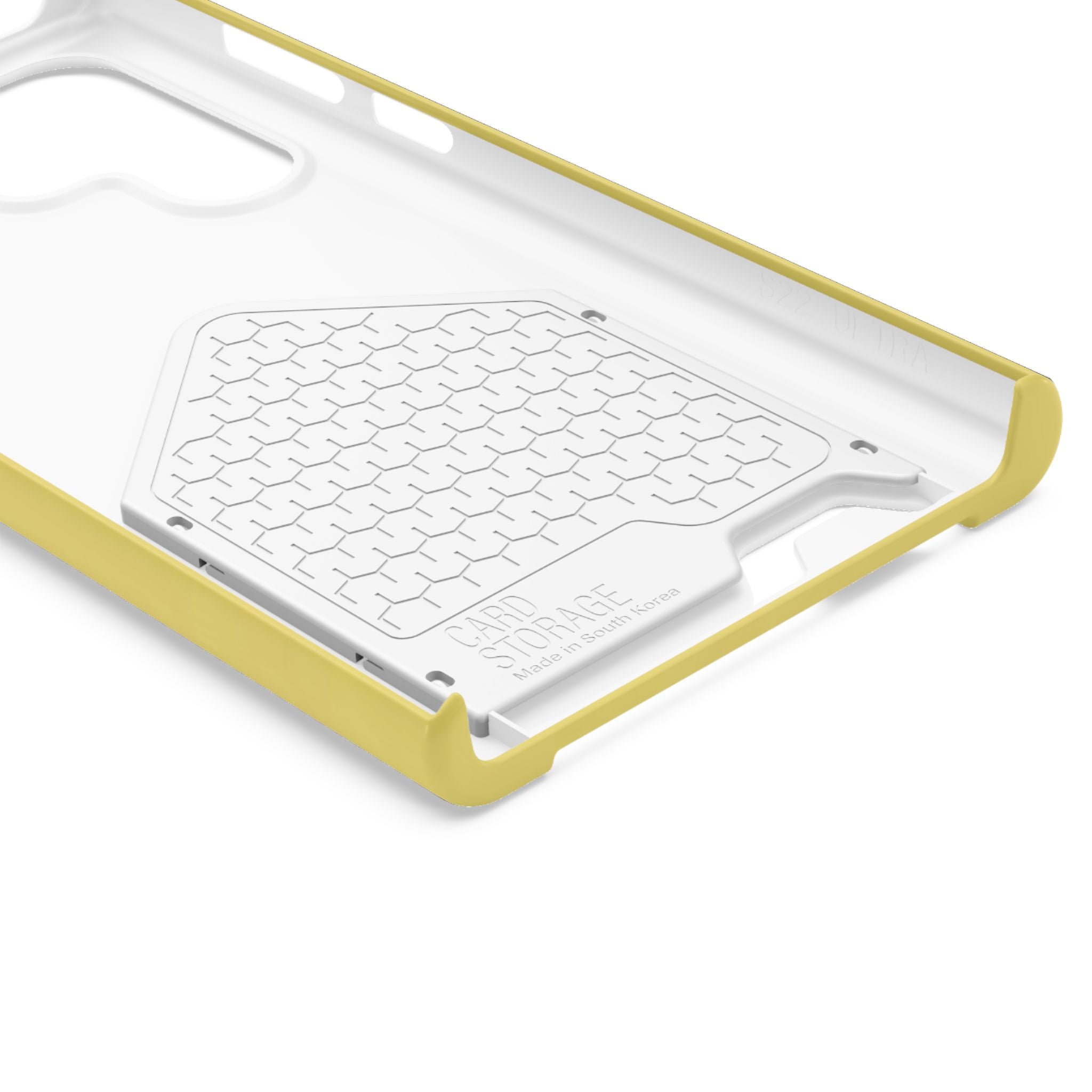 Yellow Card-Holder Phone Case