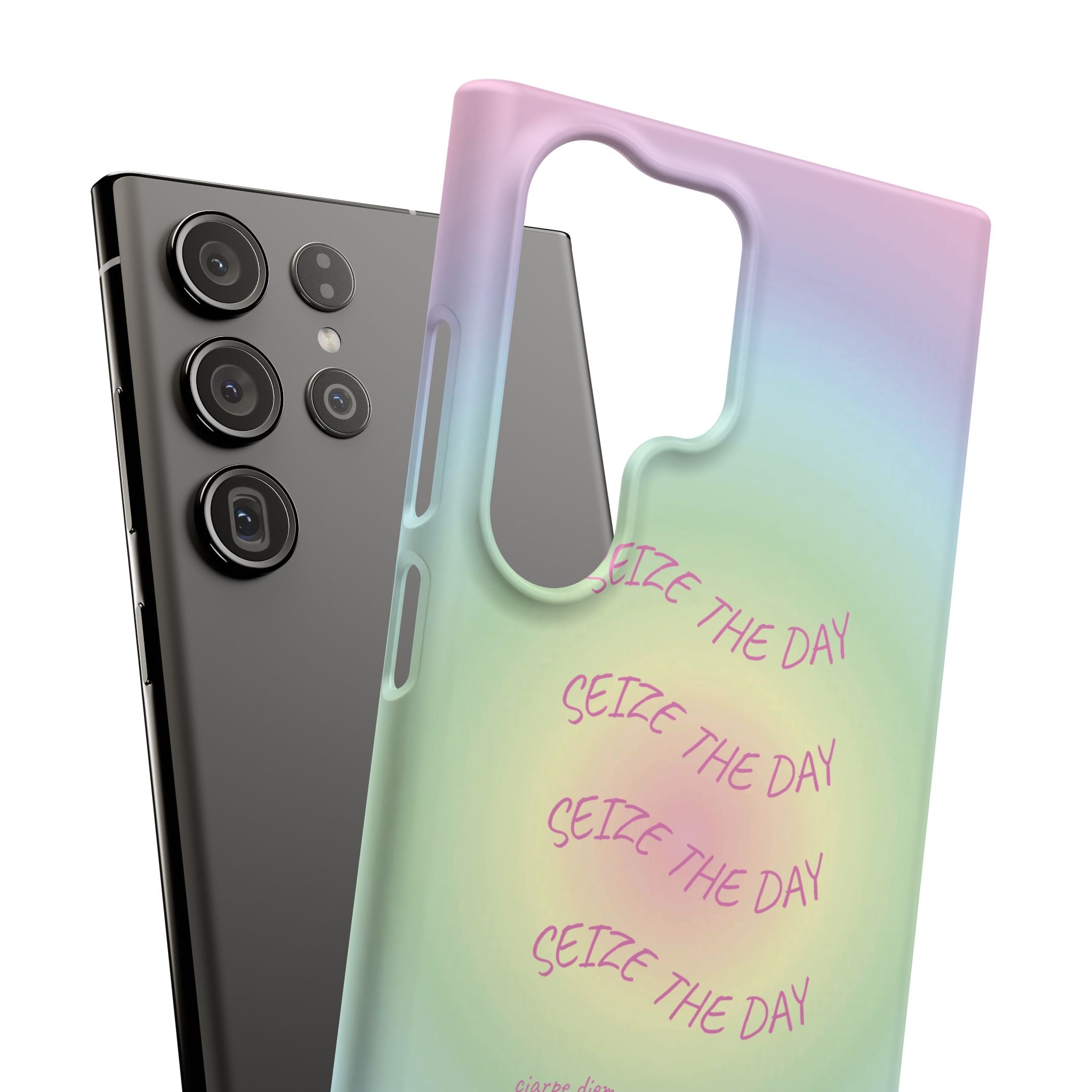 Carpe Diem Bermuda Halo Gradient Snap Phone Case