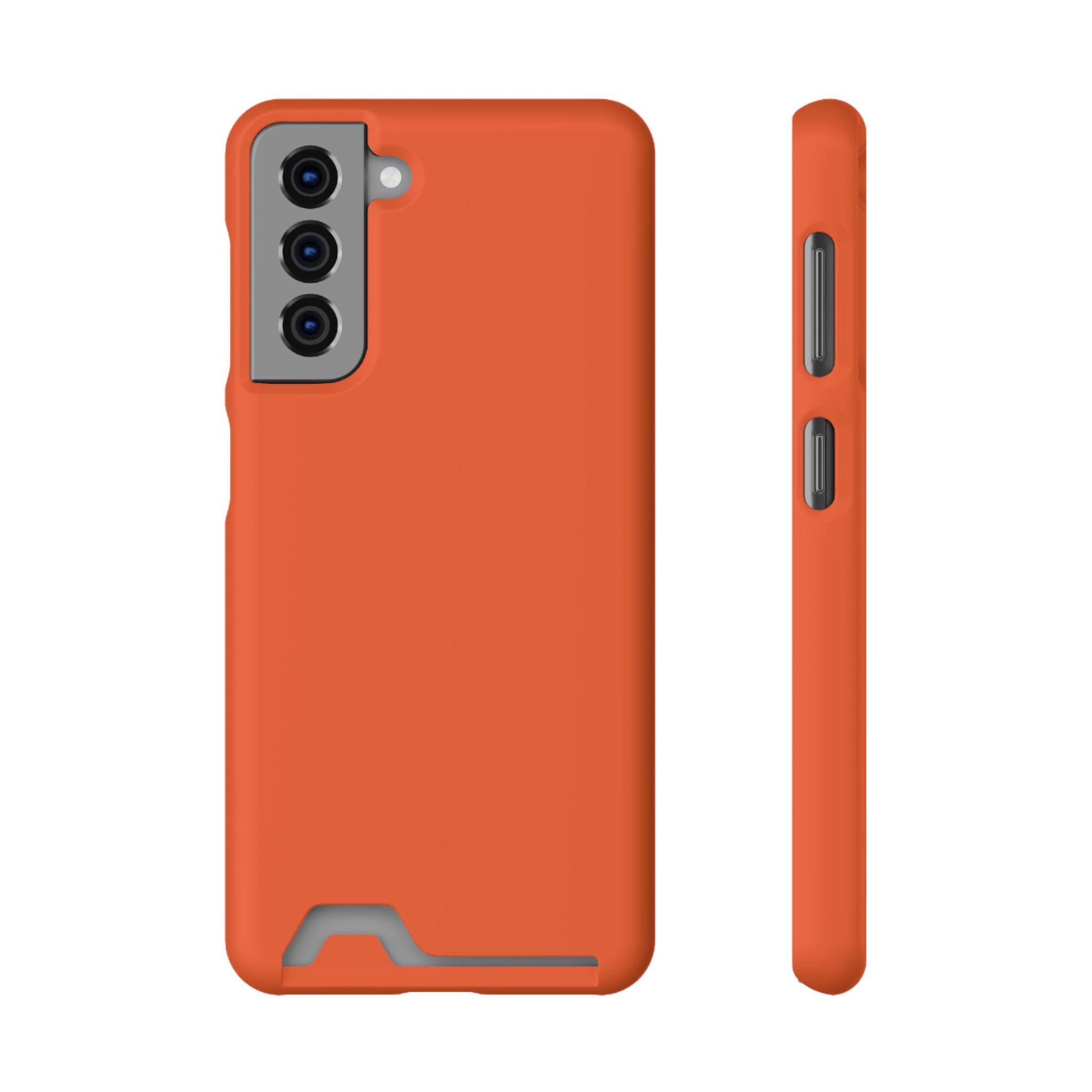 Orange Card-Holder Phone Case