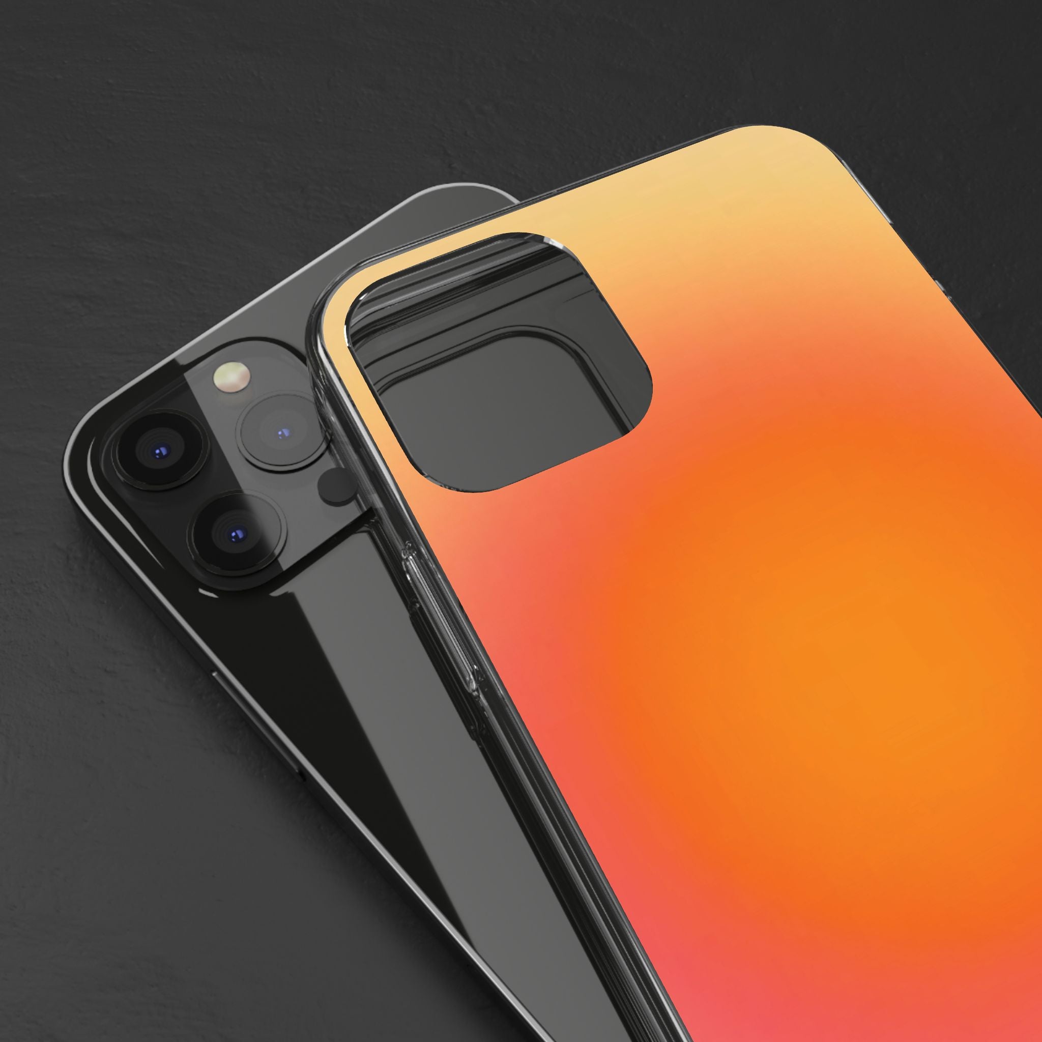 Clear Sunburst Protective Phone Case