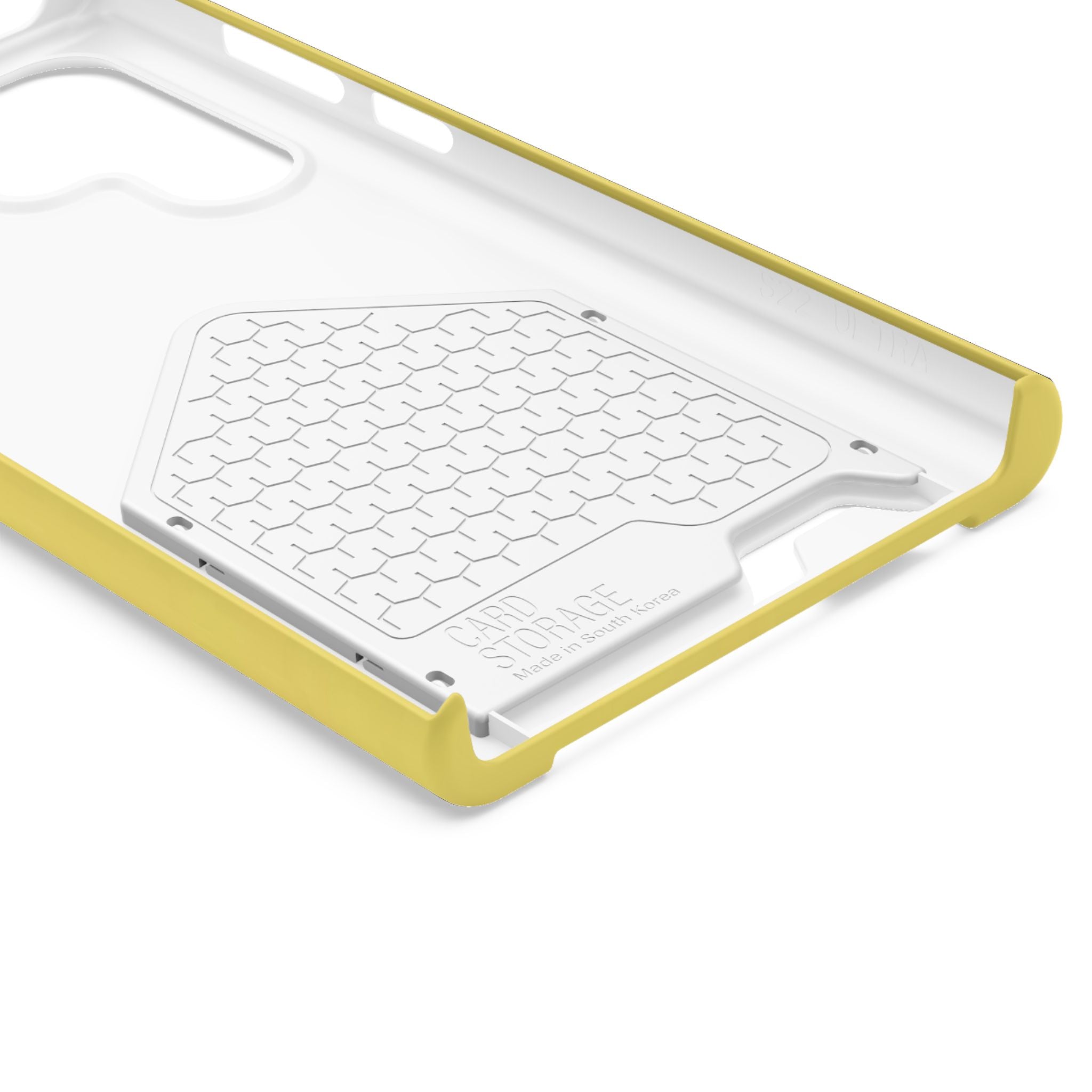 Yellow Card-Holder Phone Case