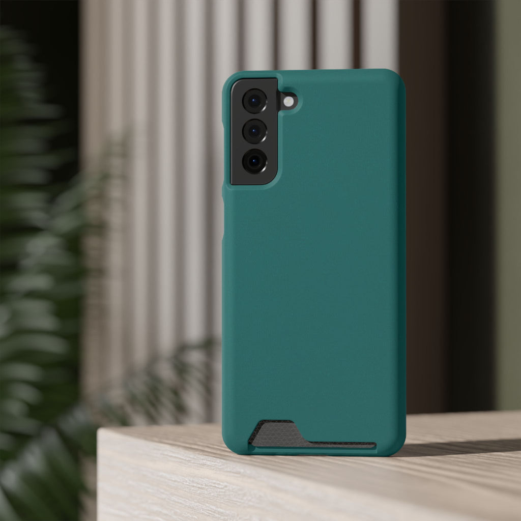 Sea Green Card Holder Phone Case