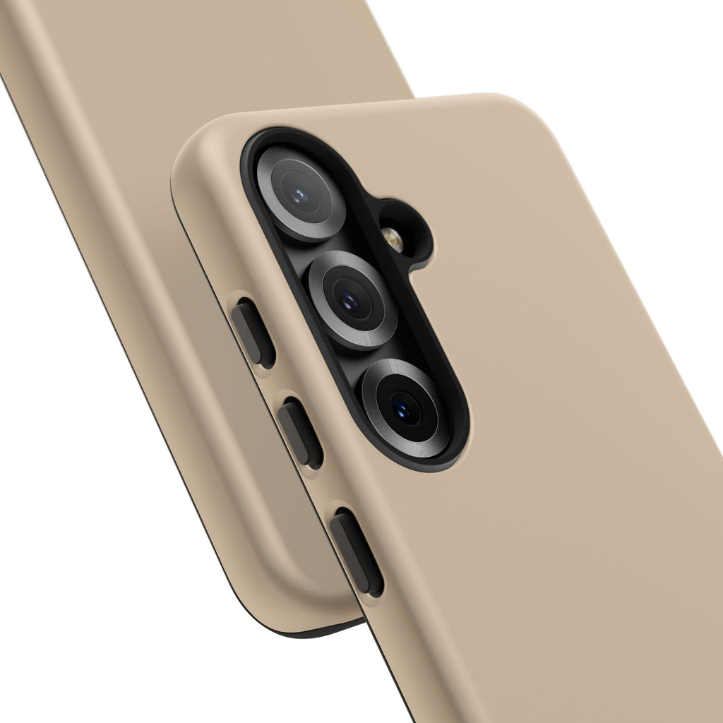 Beige Protective Phone Case