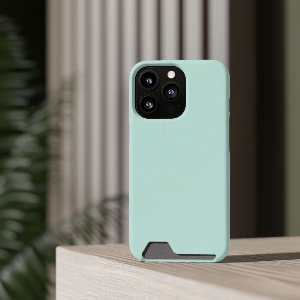 Light Mint Card Holder Phone Case