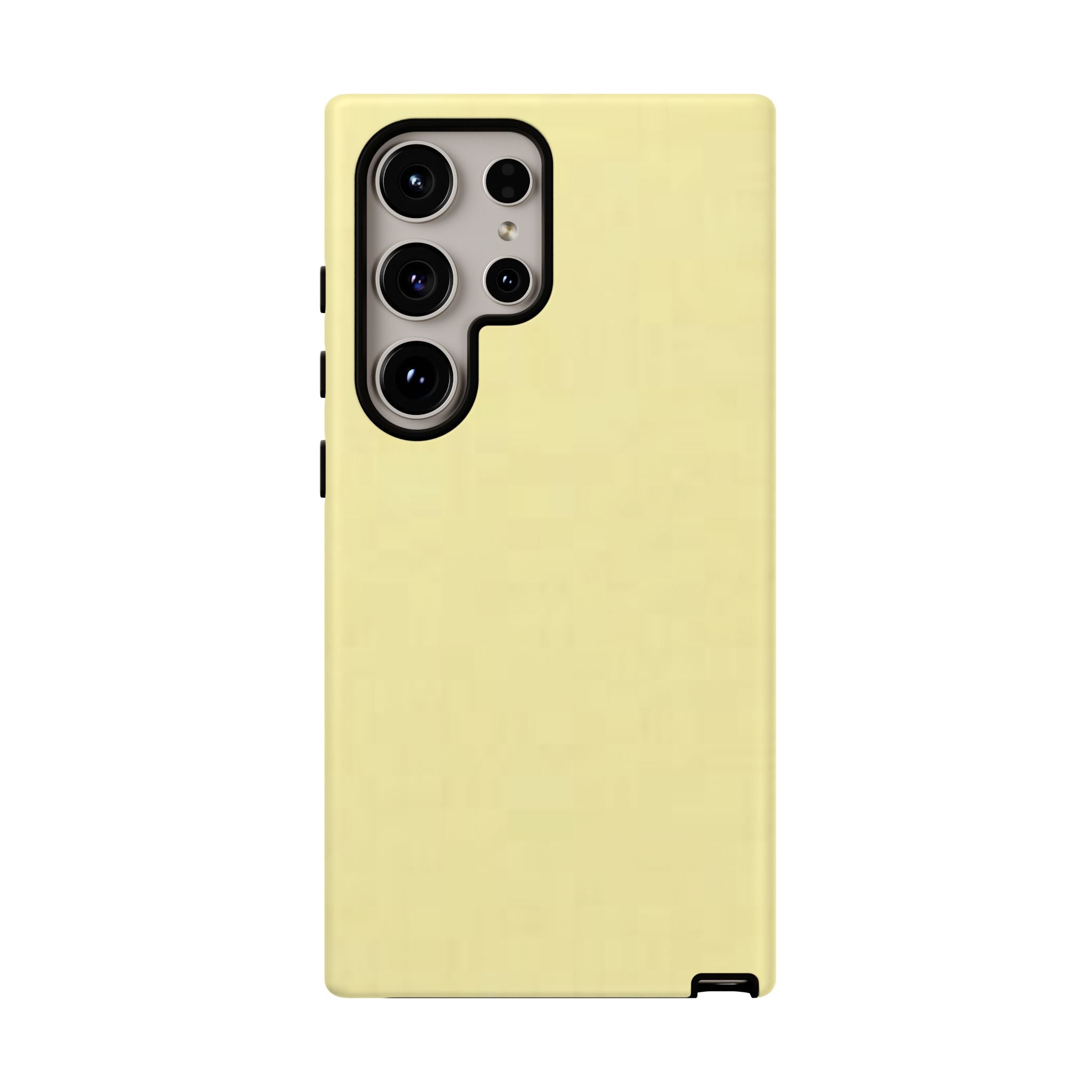 Pale Yellow Protective Phone Case