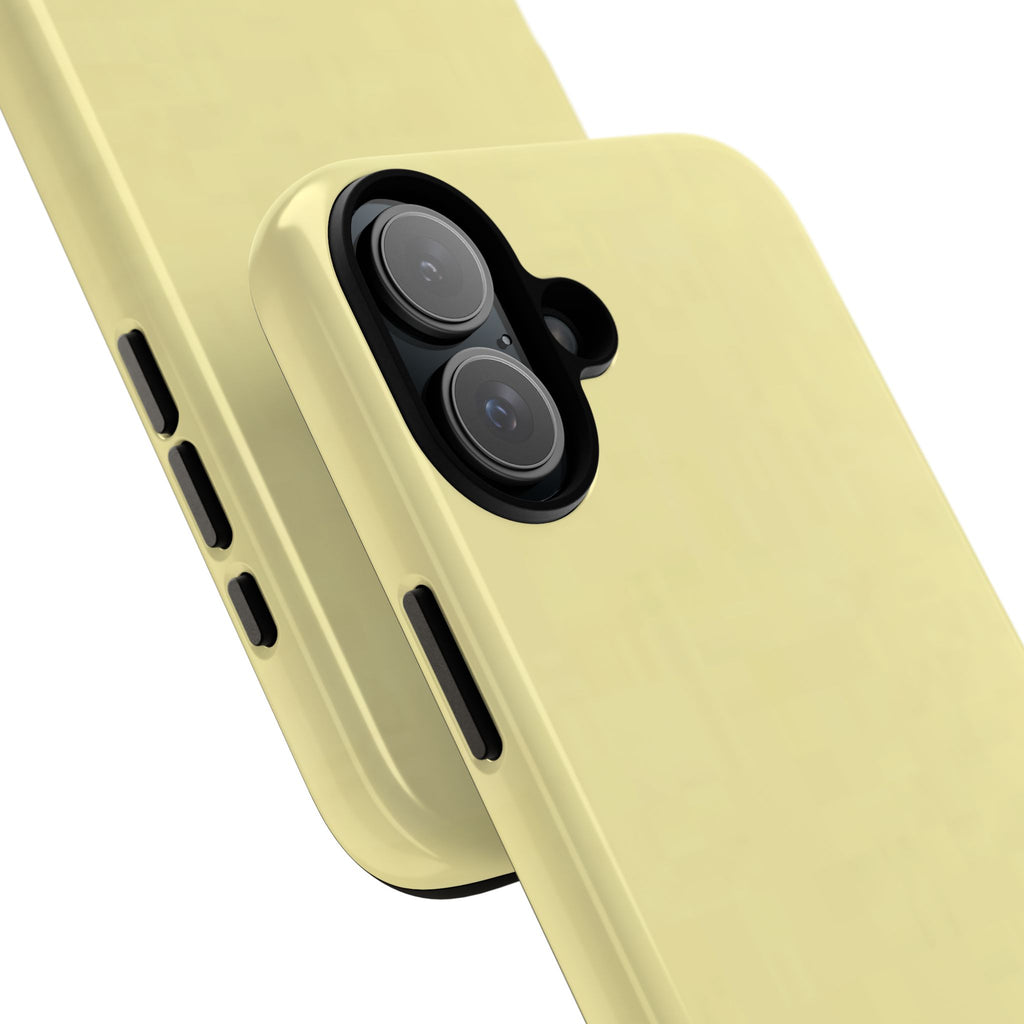 Pale Yellow Protective Phone Case