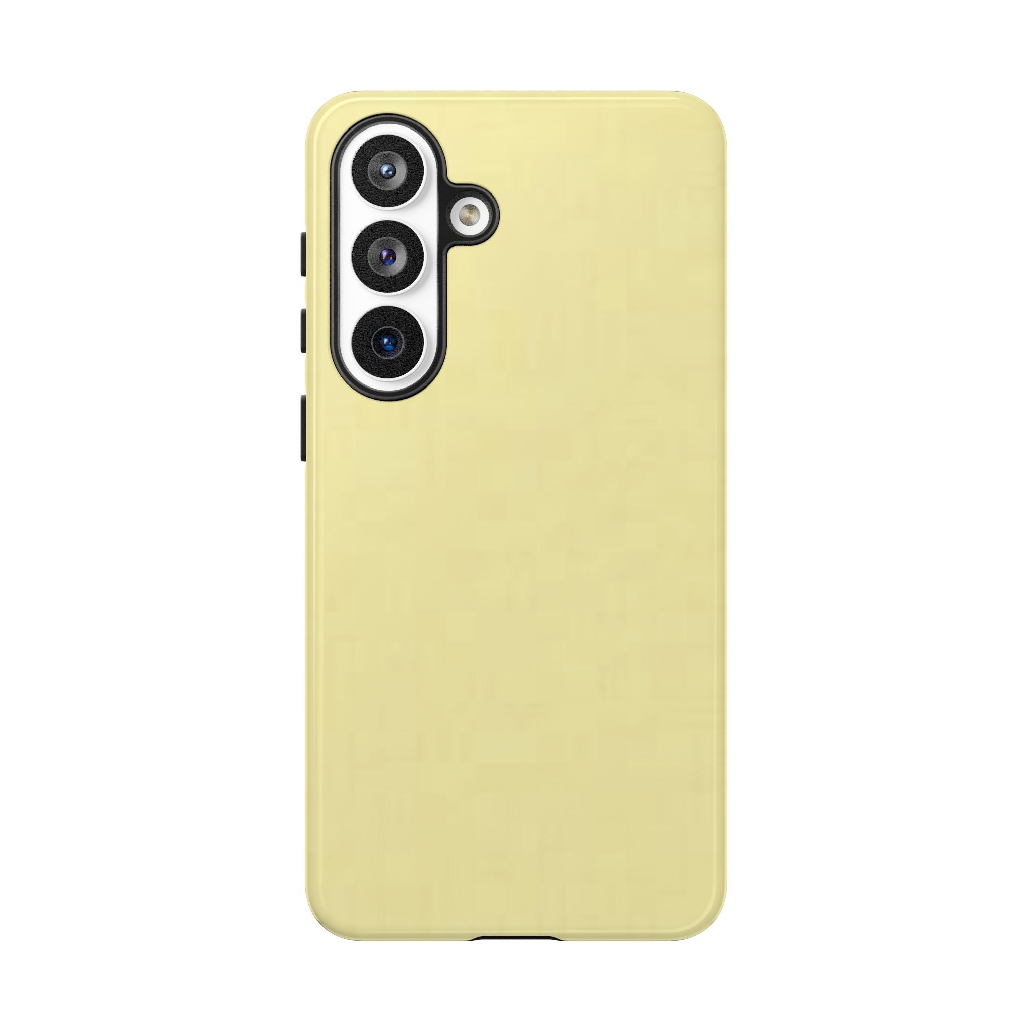 Pale Yellow Protective Phone Case