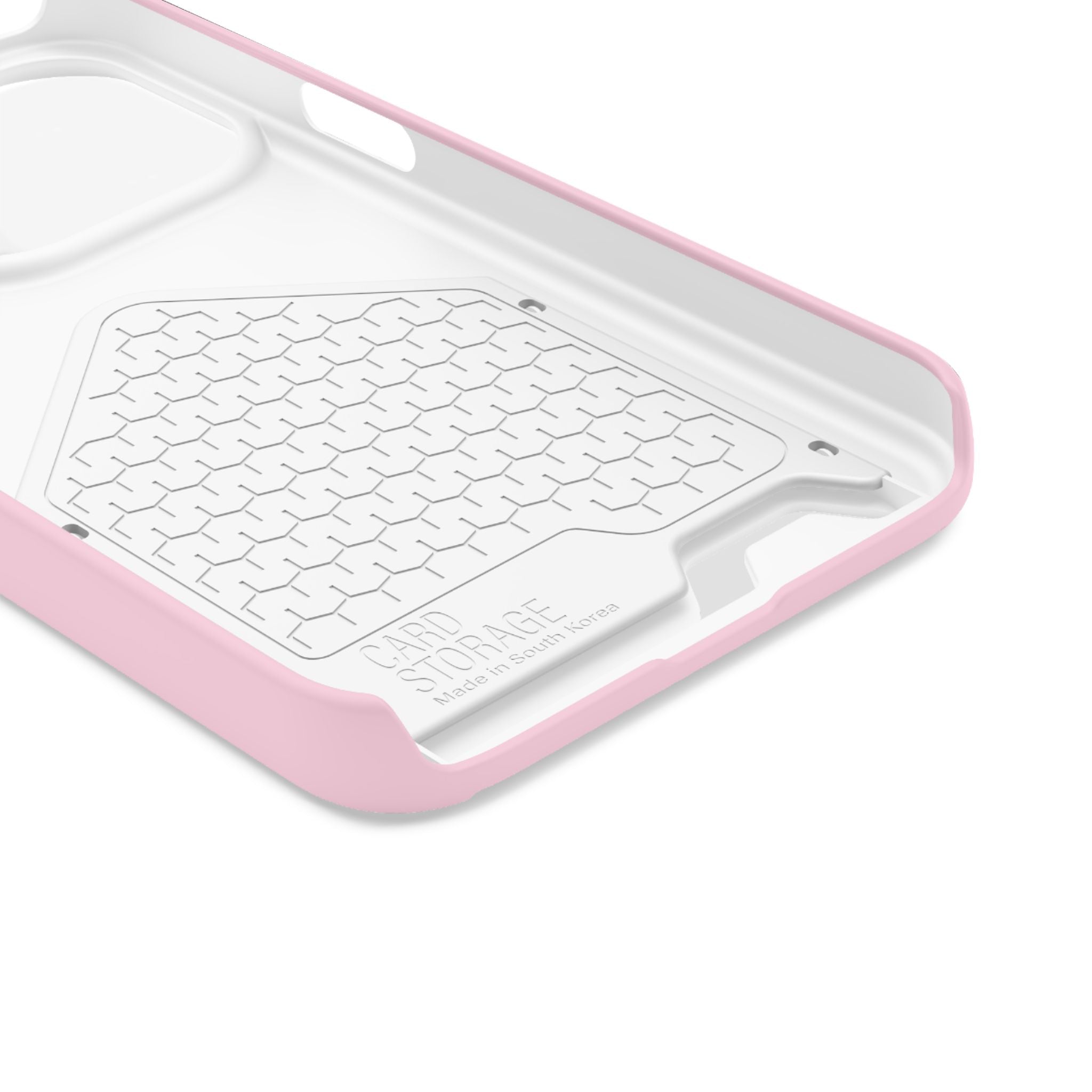 Pale Pink Card-Holder Phone Case