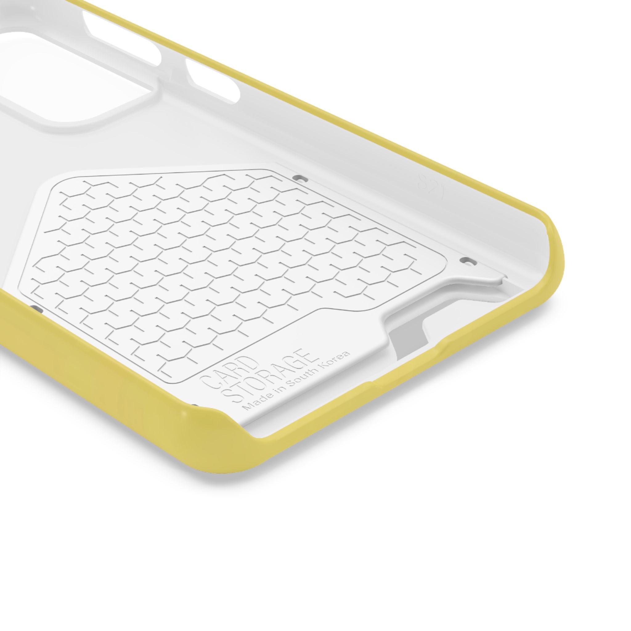 Yellow Card-Holder Phone Case