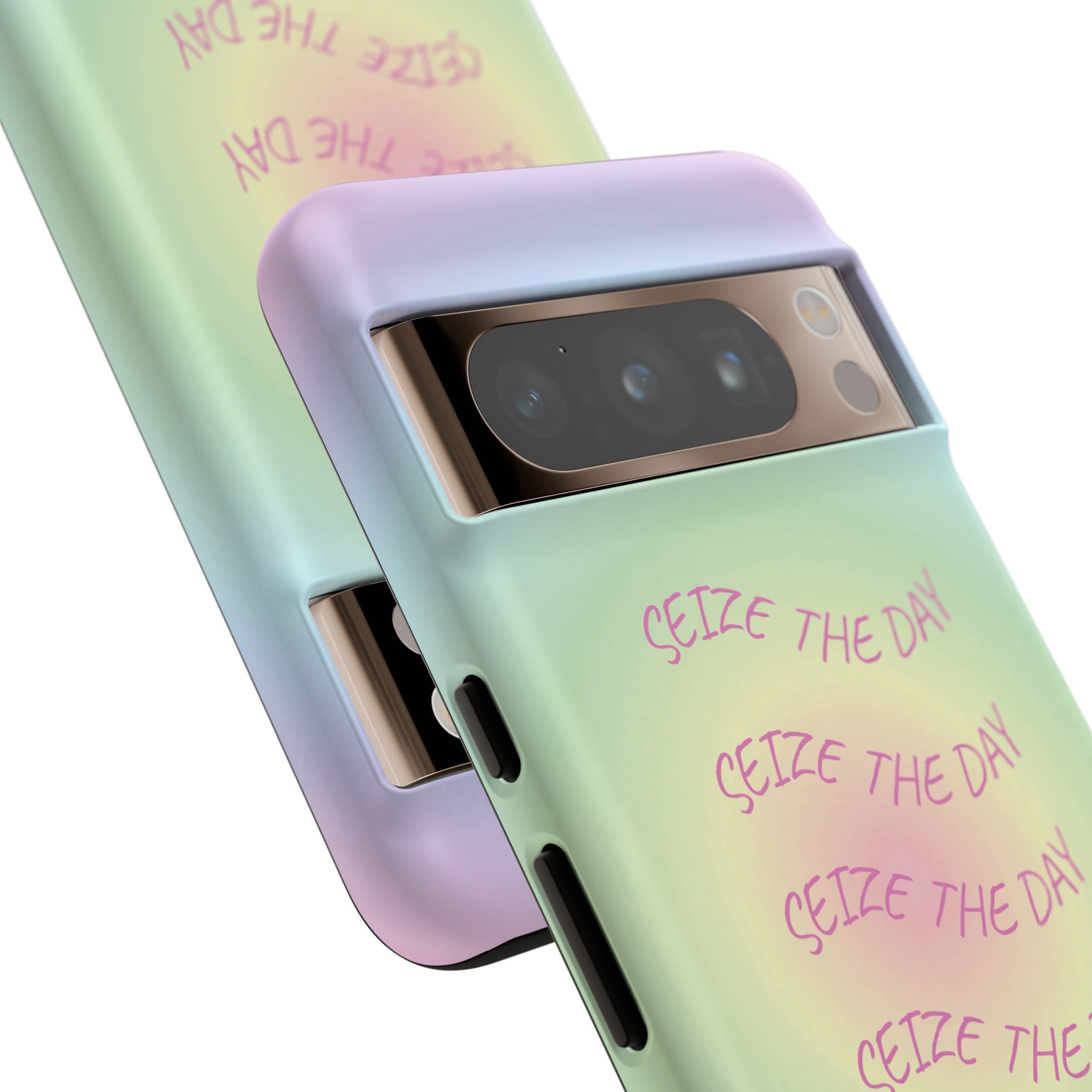 Bermuda Halo Seize The Day Pastel Gradient Tough Phone Case
