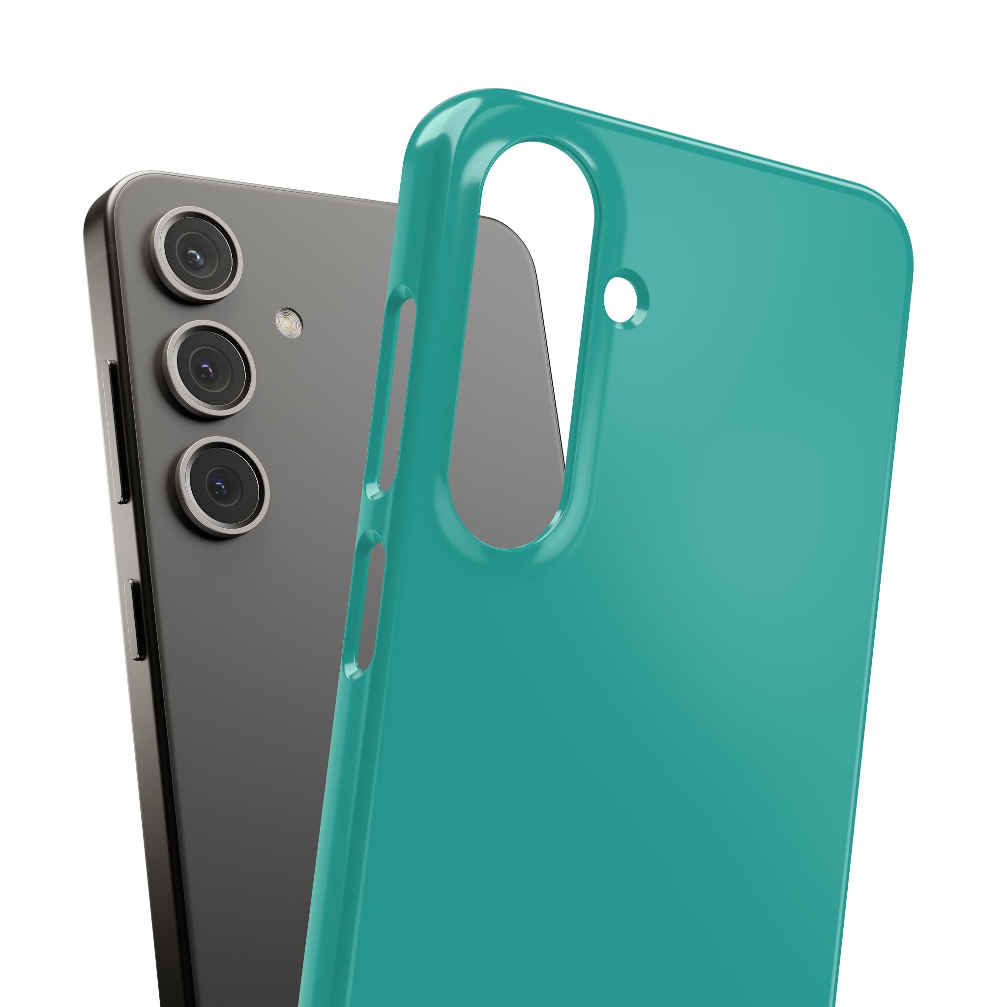 Teal Snap Phone Case