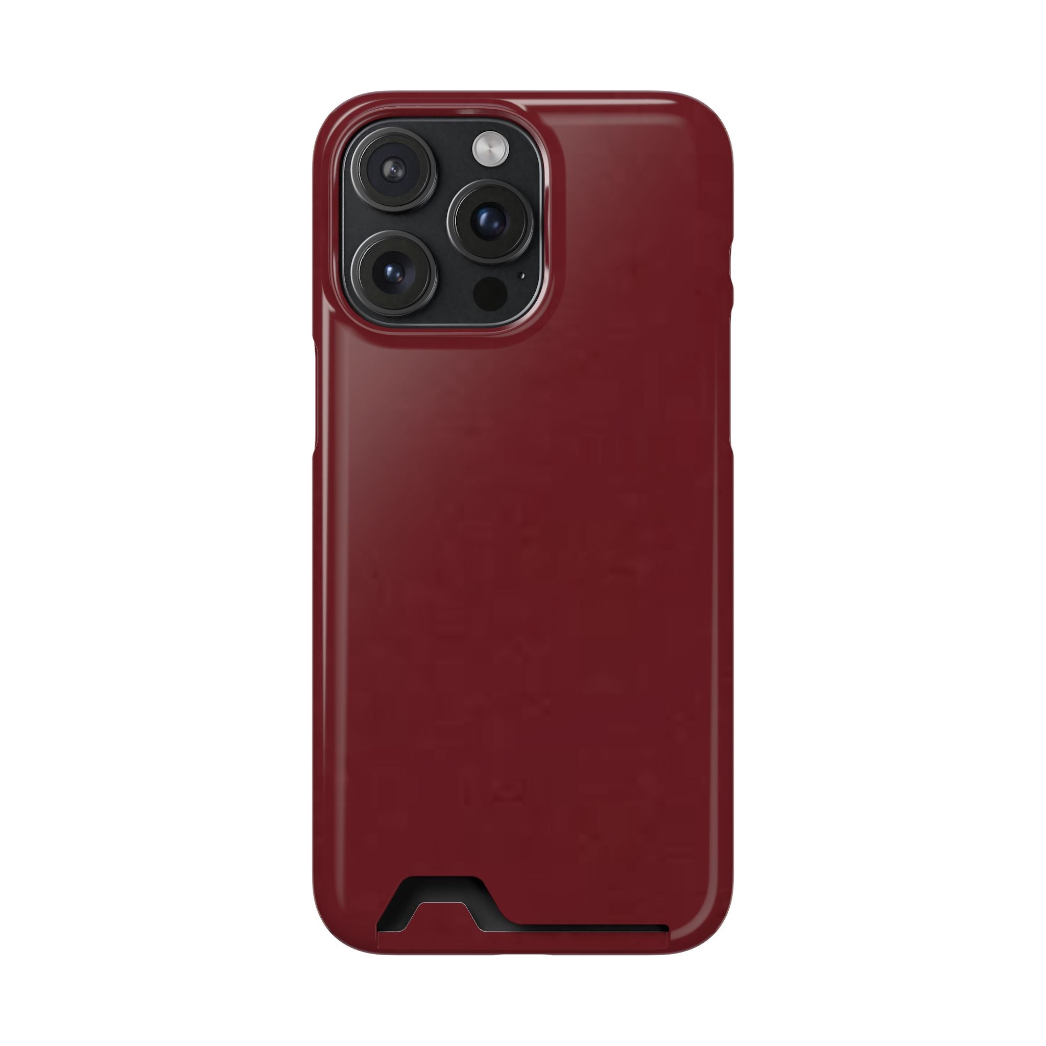 Dark Cherry Card Holder Phone Case