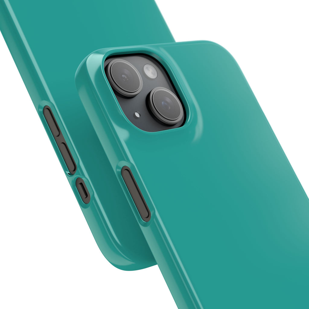 Teal Snap Phone Case