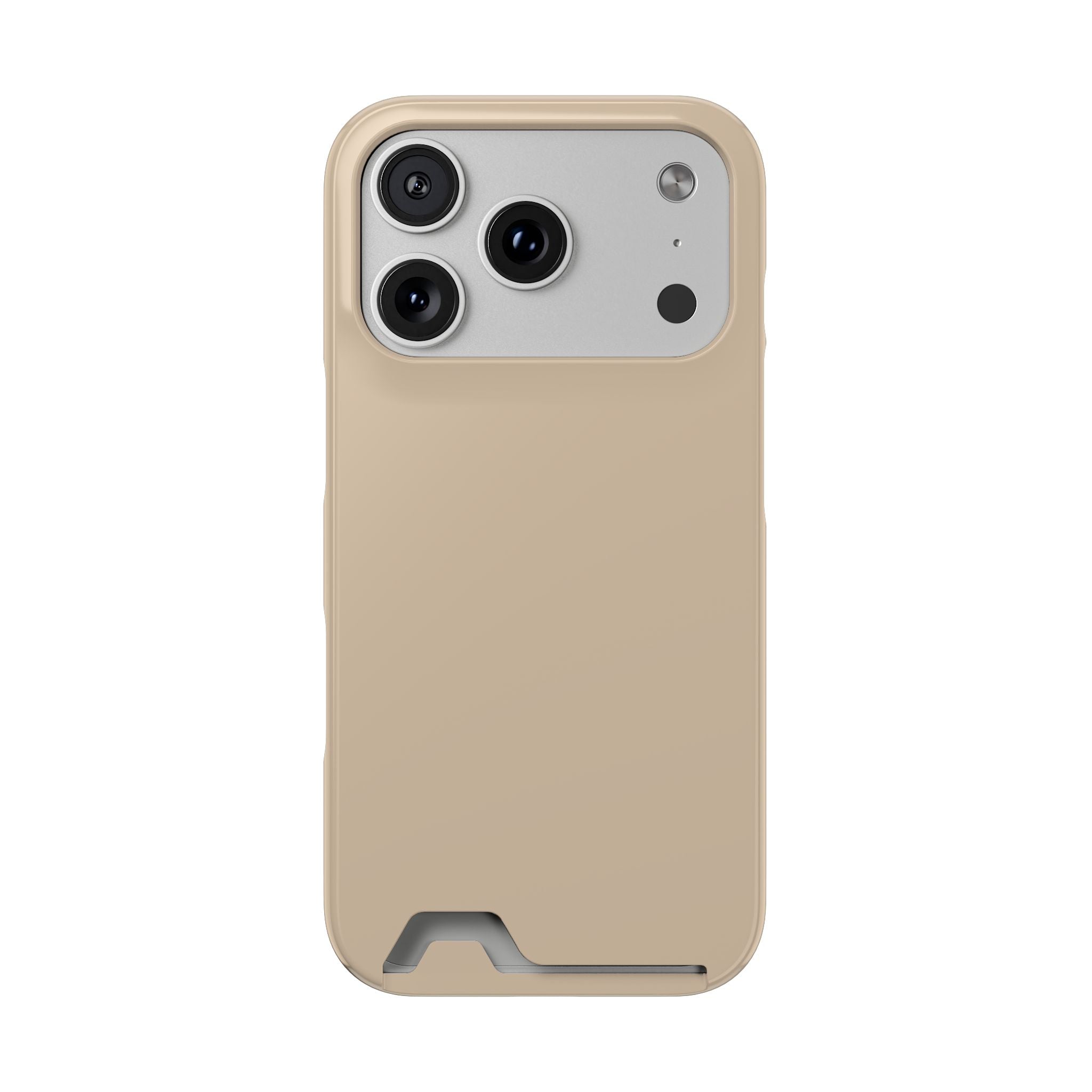 Beige Card-Holder Phone Case