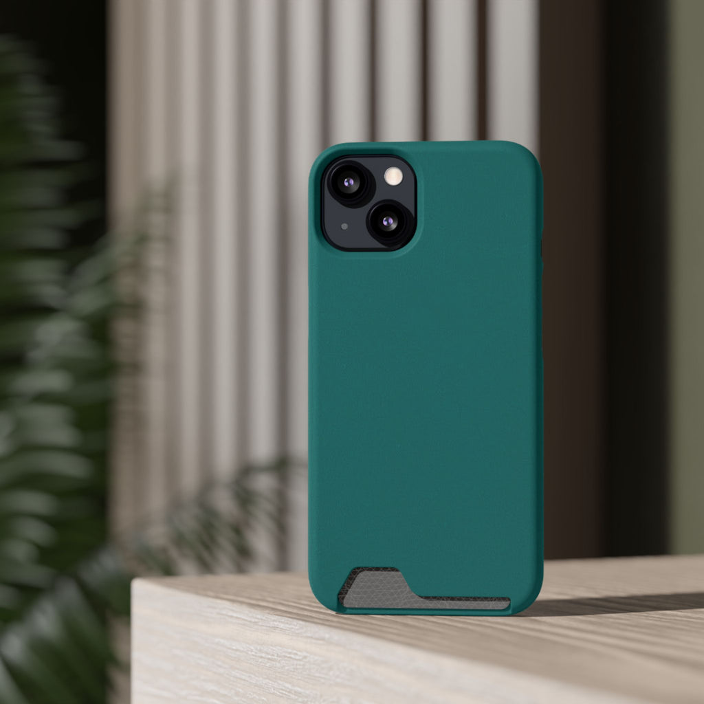 Sea Green Card Holder Phone Case