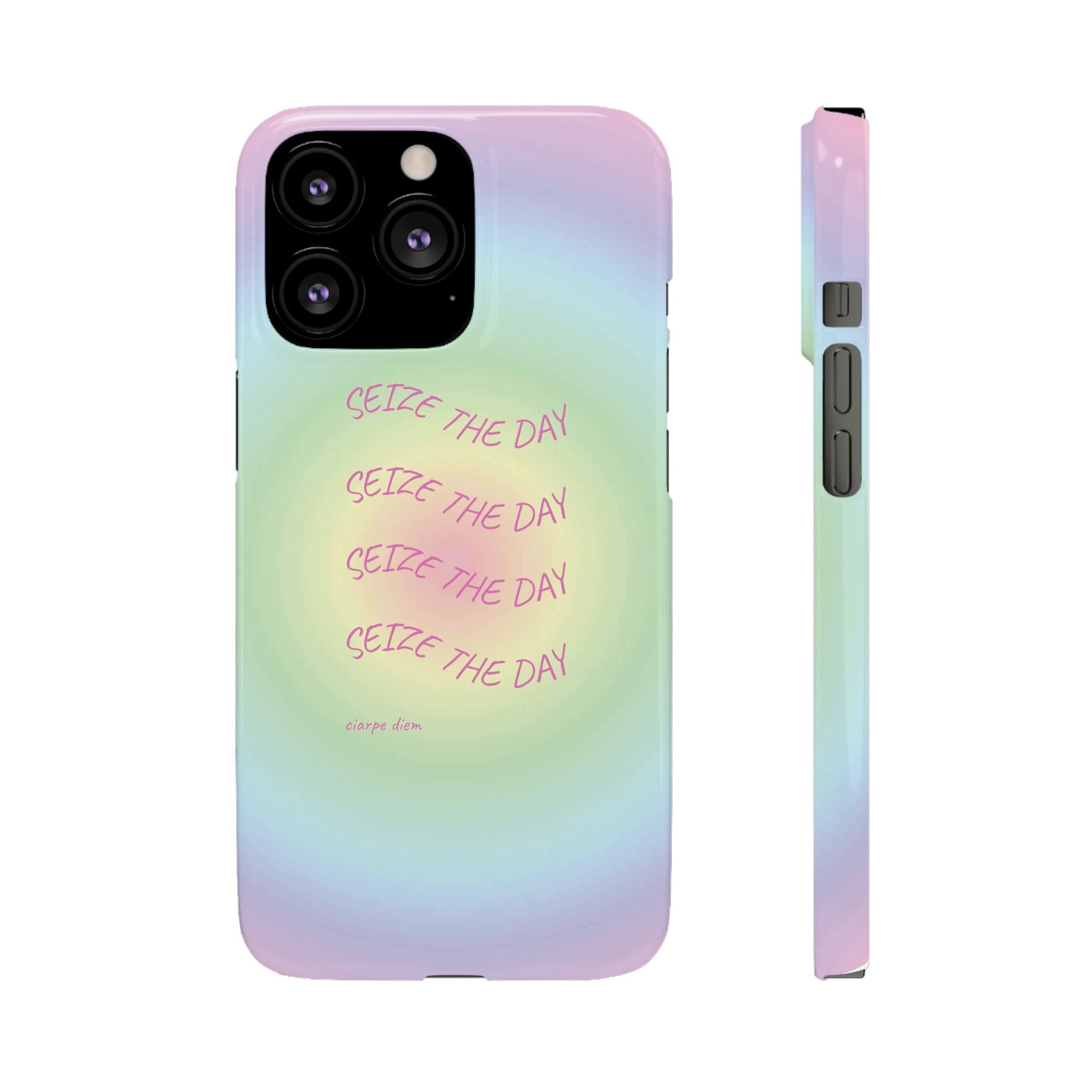 Carpe Diem Bermuda Halo Gradient Snap Phone Case