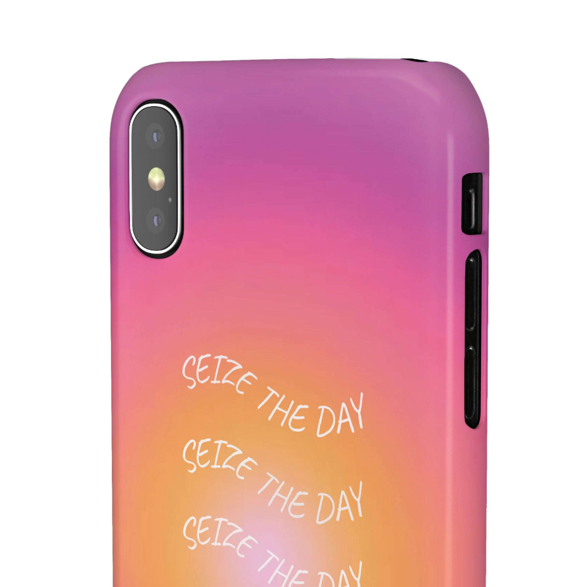 Carpe Diem Sunburst Gradient Snap Phone Case