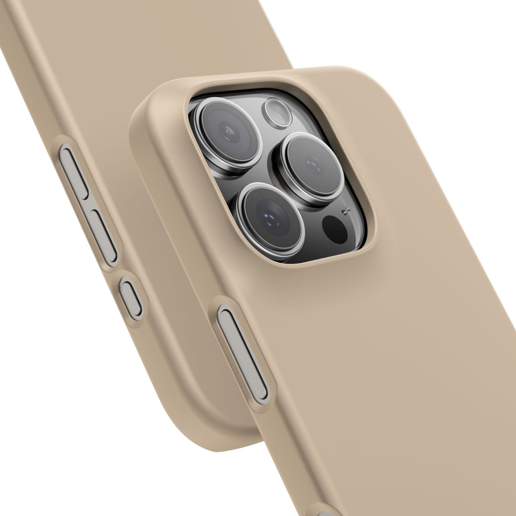 Beige Snap Phone Case