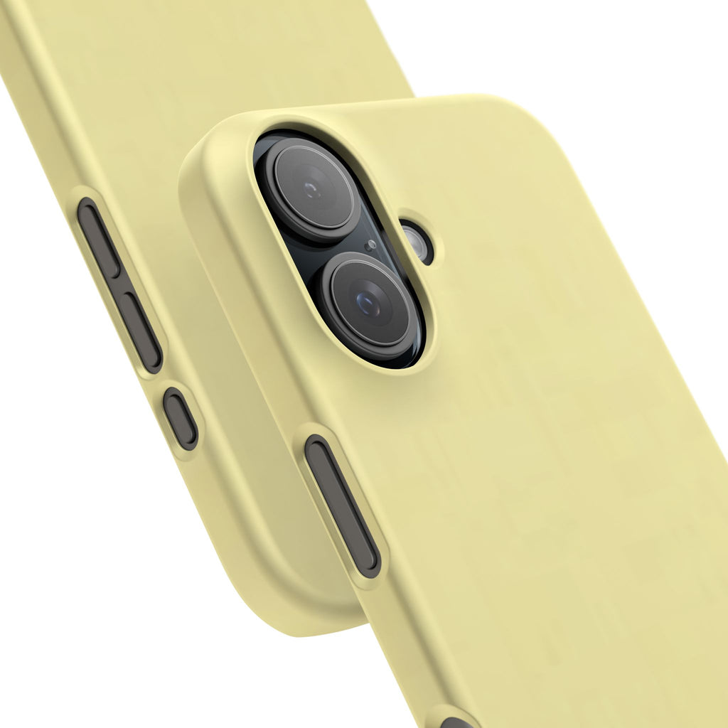 Pale Yellow Snap Phone Case