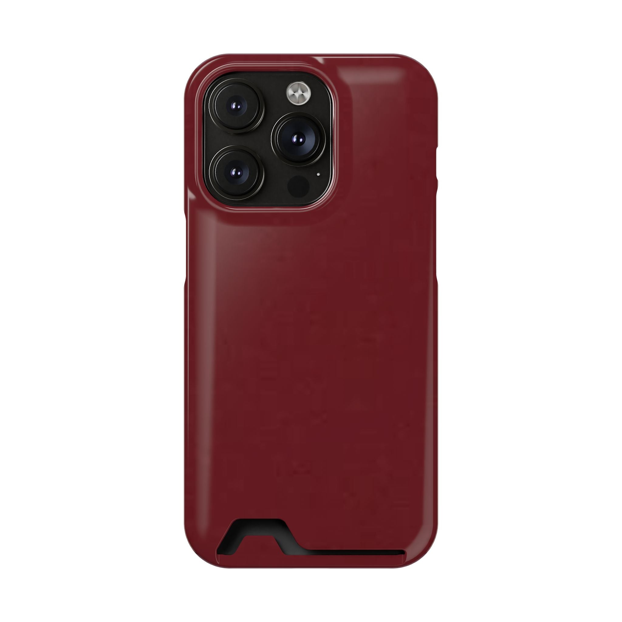 Dark Cherry Card Holder Phone Case