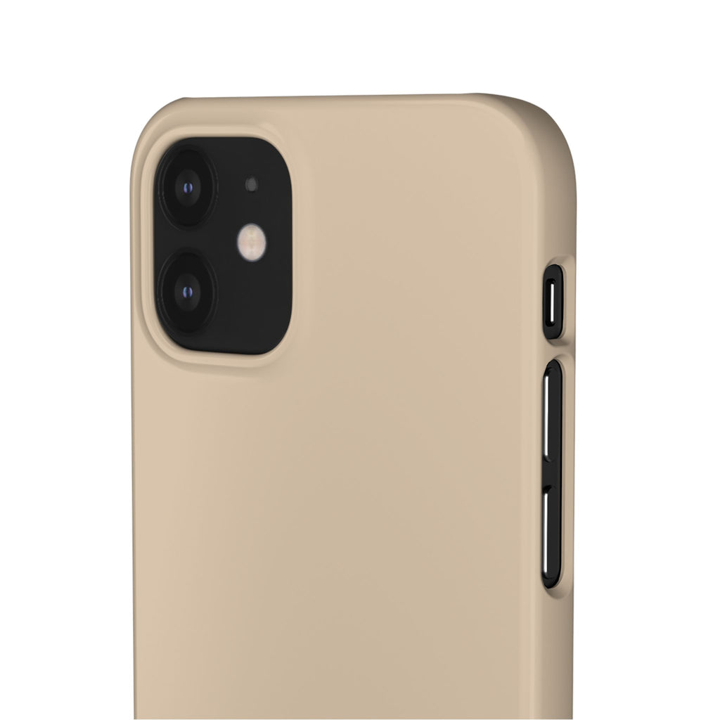 Beige Snap Phone Case