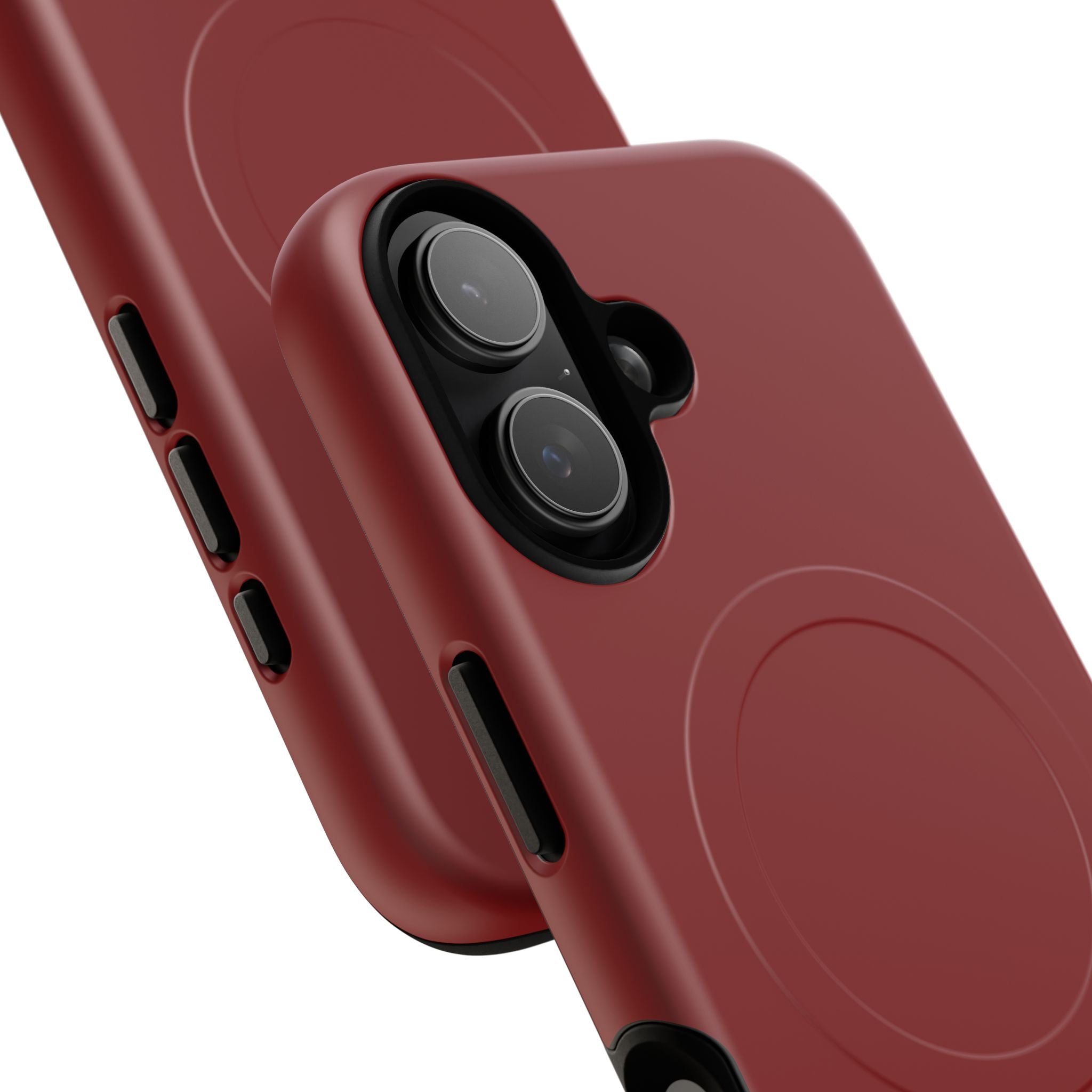 Dark Red MagSafe Protective Phone Case