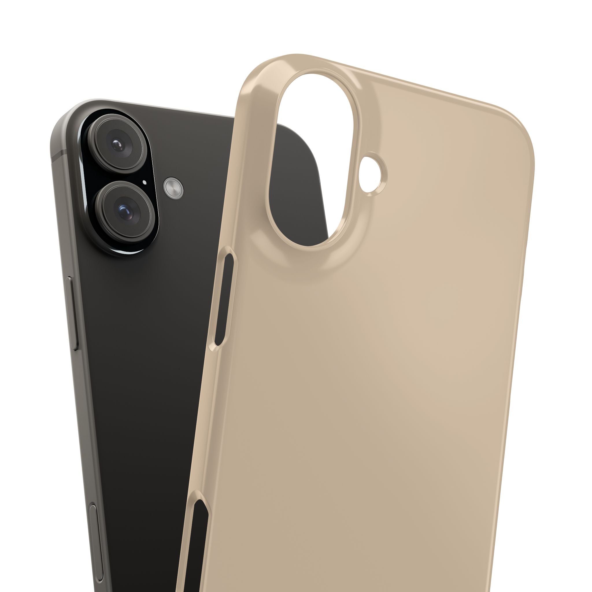 Beige Snap Phone Case