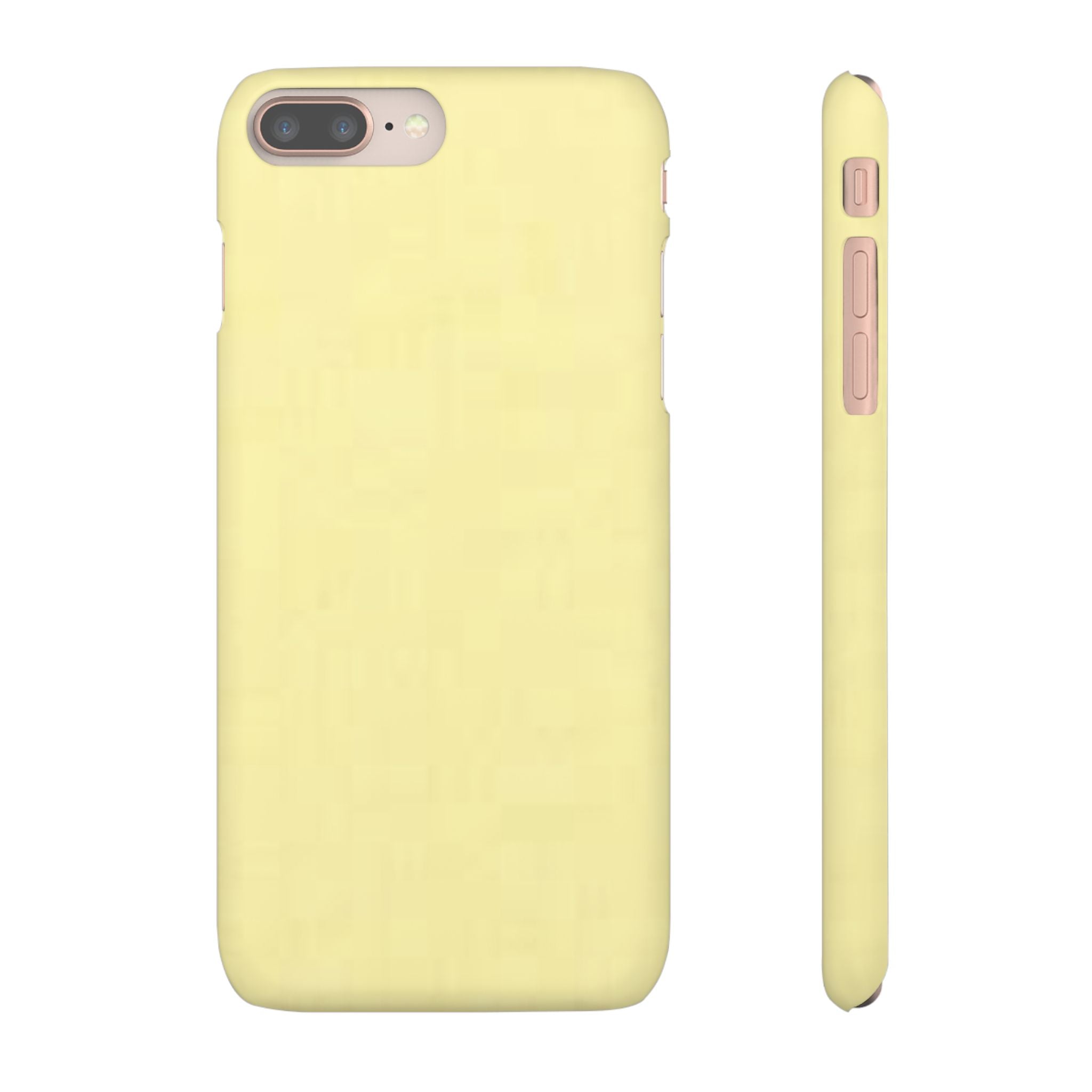 Pale Yellow Snap Phone Case