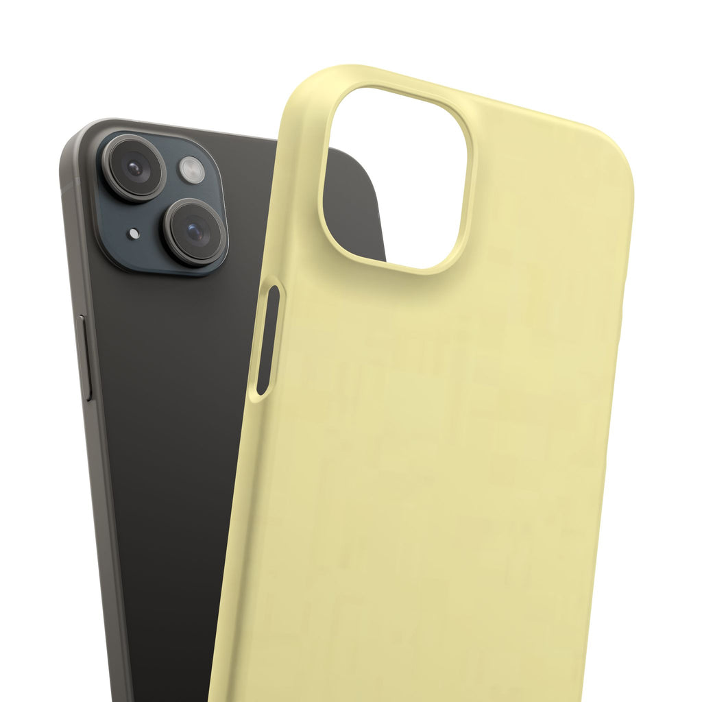 Pale Yellow Snap Phone Case