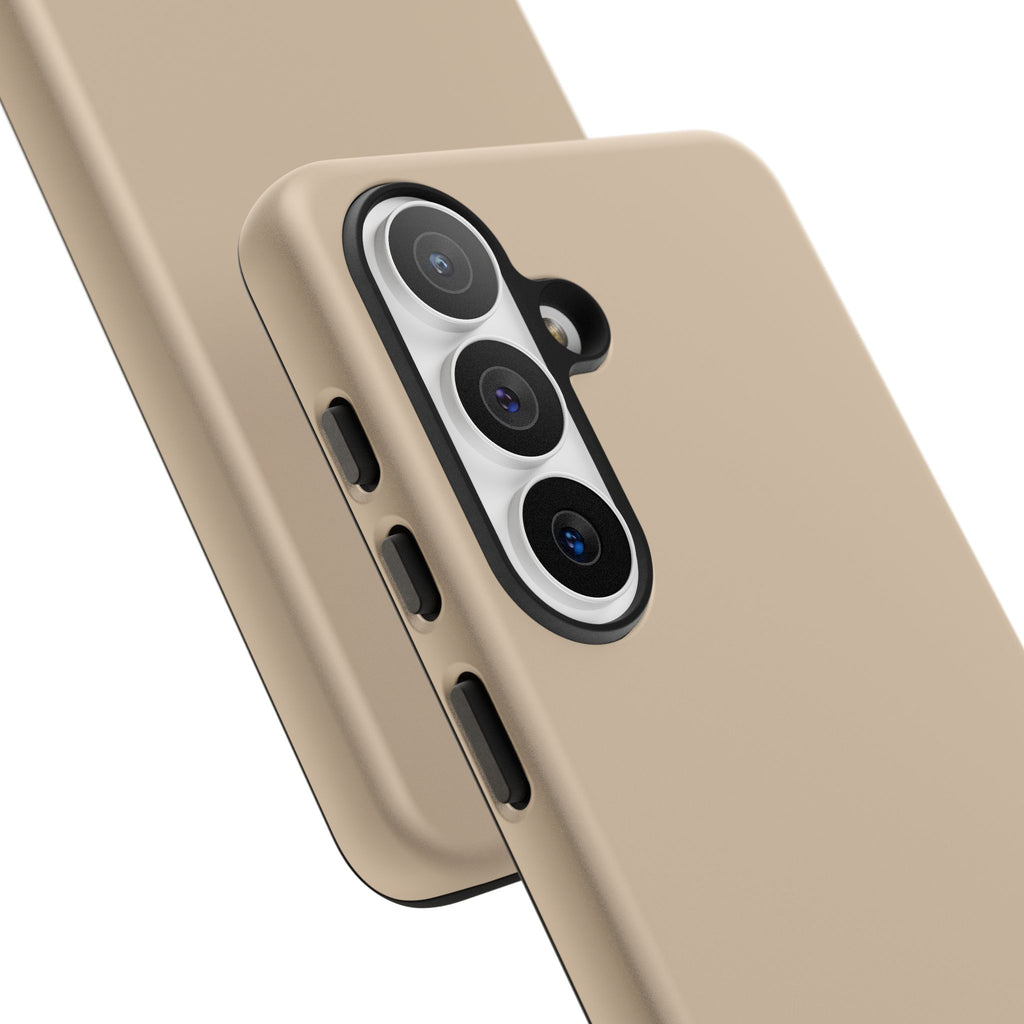 Beige Protective Phone Case