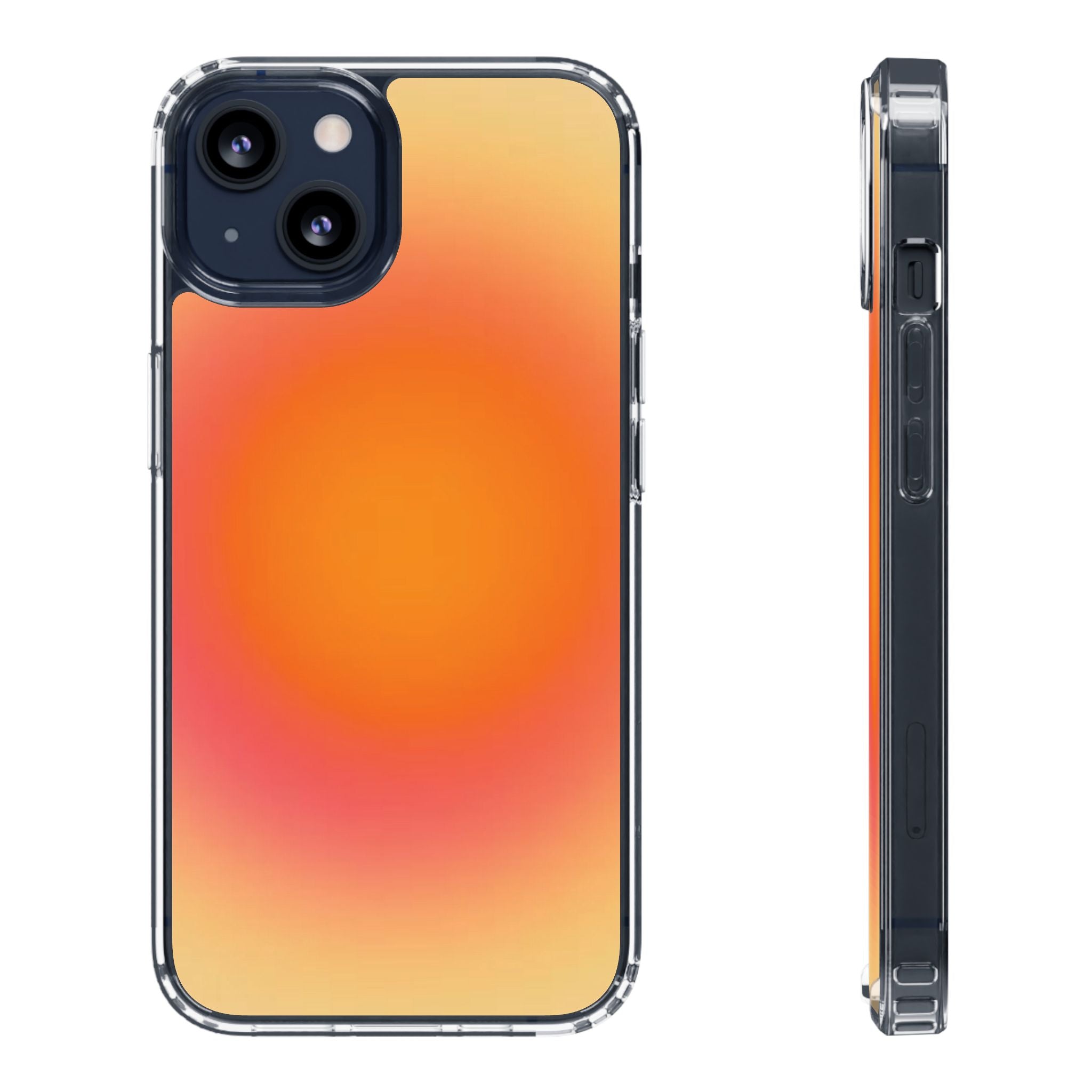 Clear Sunburst Protective Phone Case