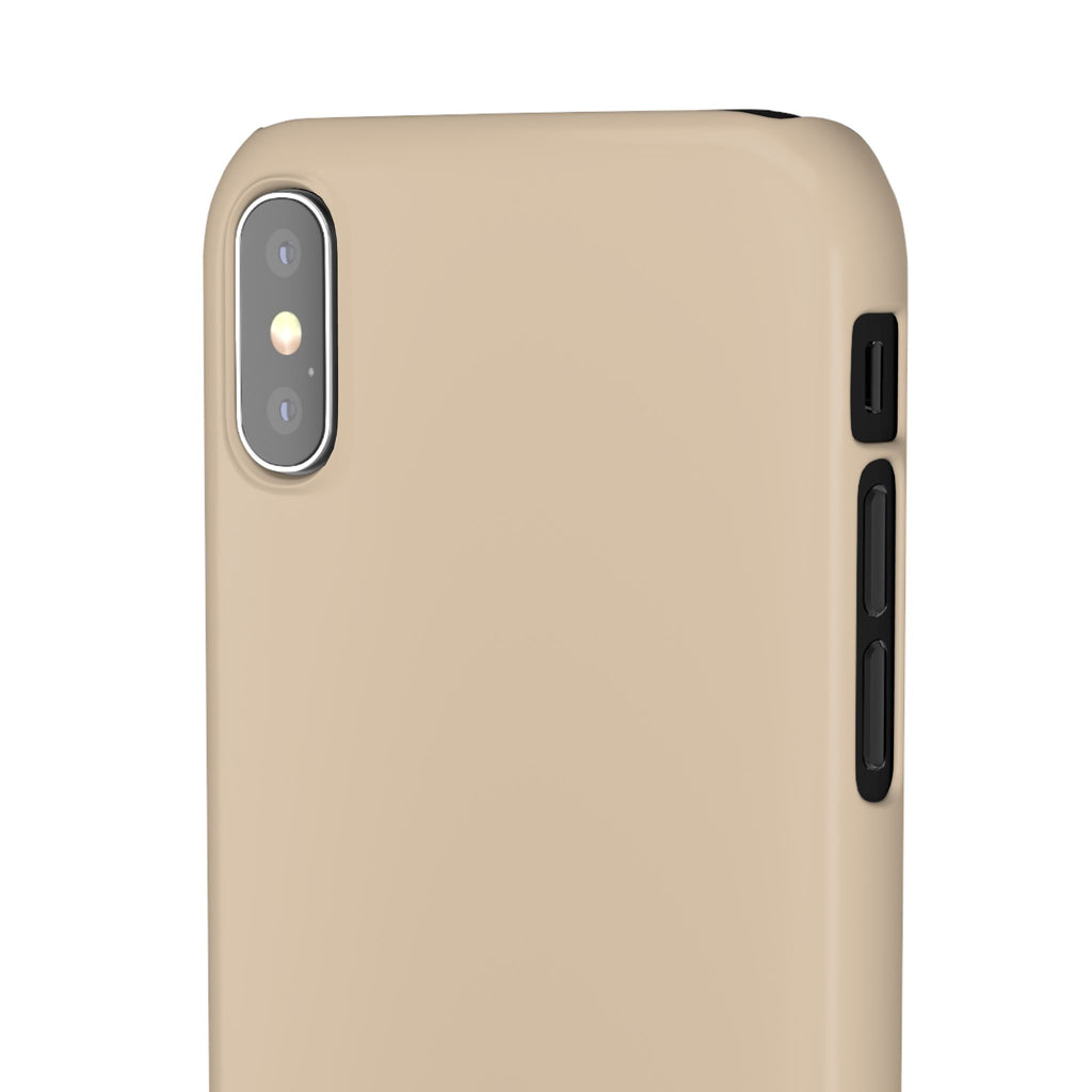 Beige Snap Phone Case