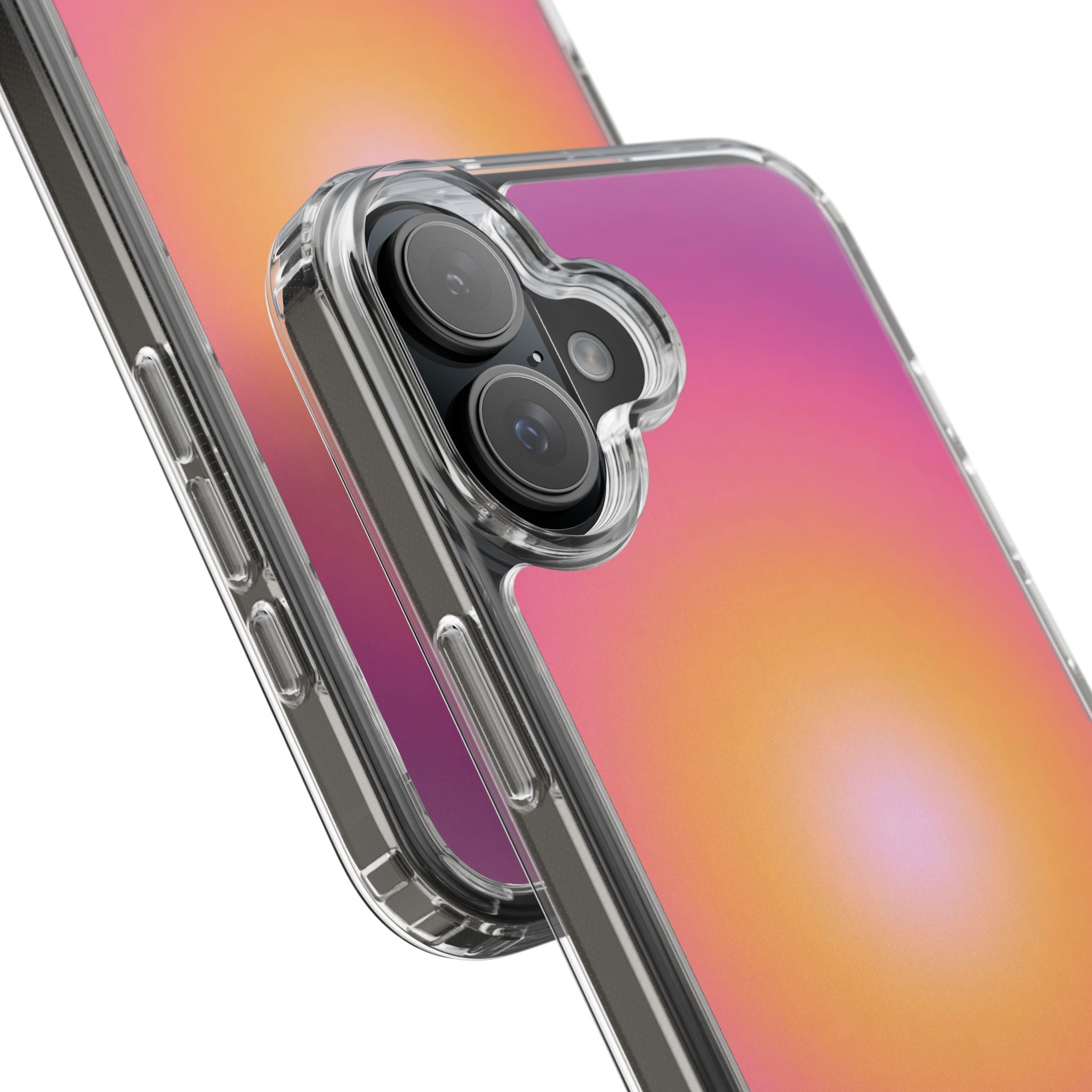 Sunset Gradient Clear Protective Cover
