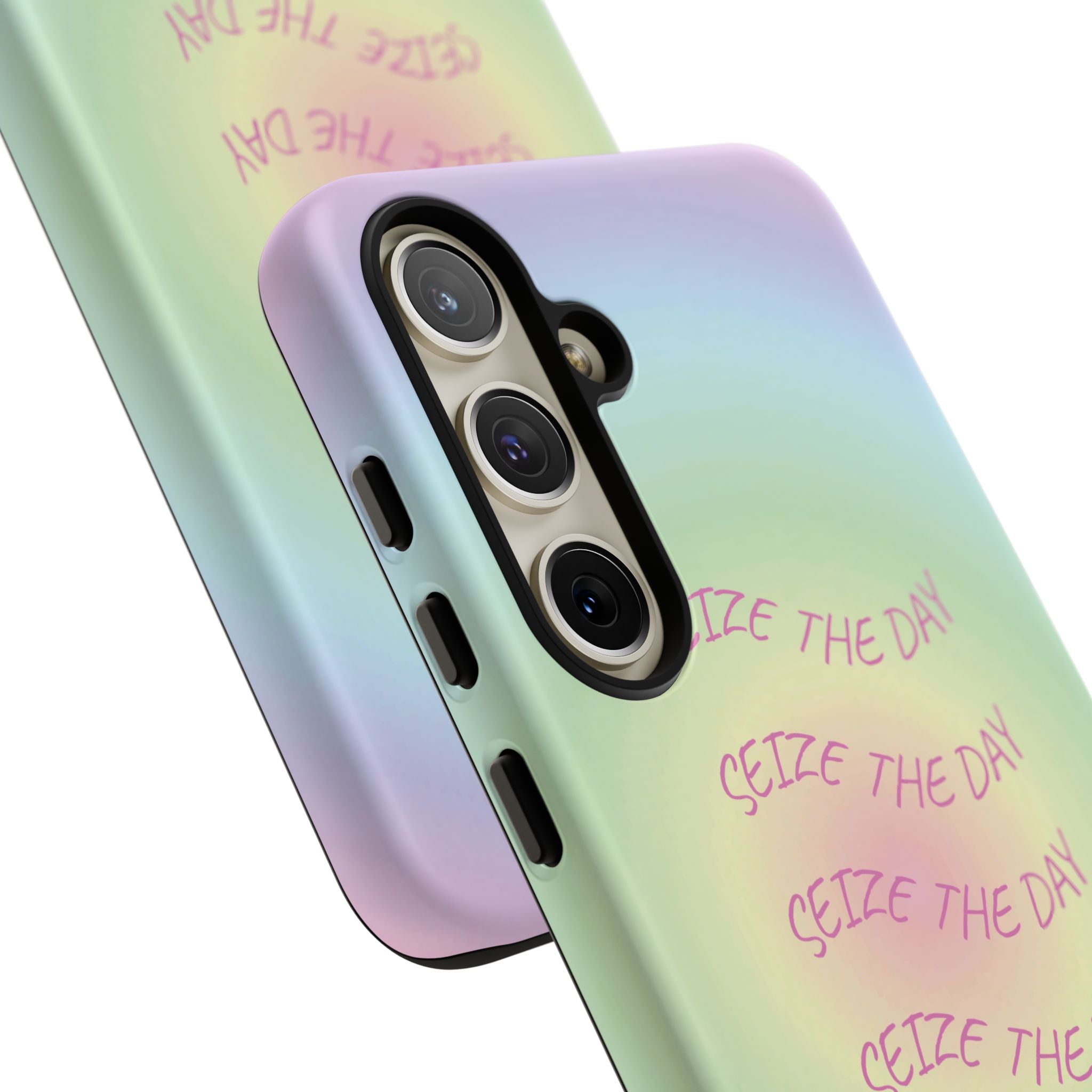 Bermuda Halo Seize The Day Pastel Gradient Tough Phone Case