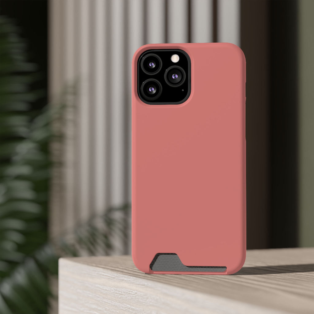 Frosty Pink Card Holder Phone Case