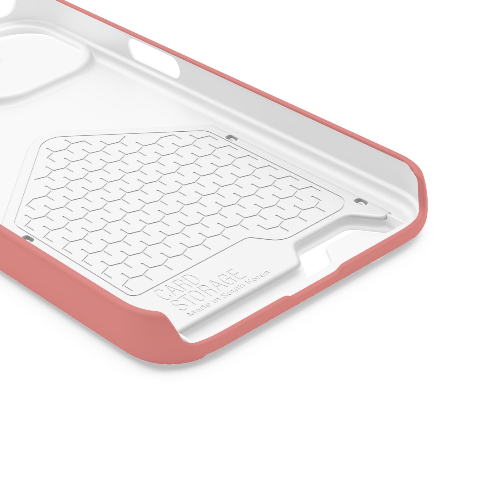 Frosty Pink Card Holder Phone Case