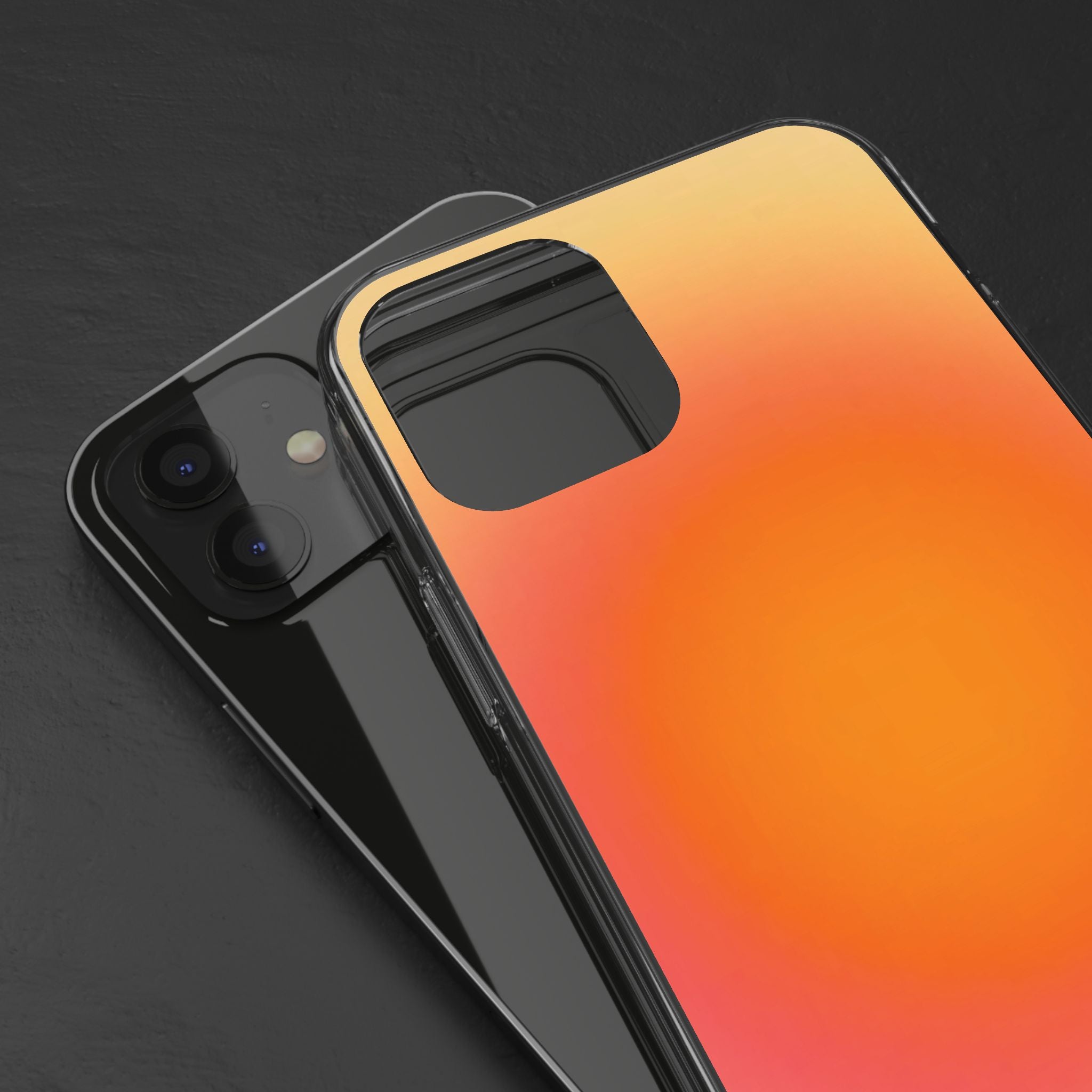 Clear Sunburst Protective Phone Case