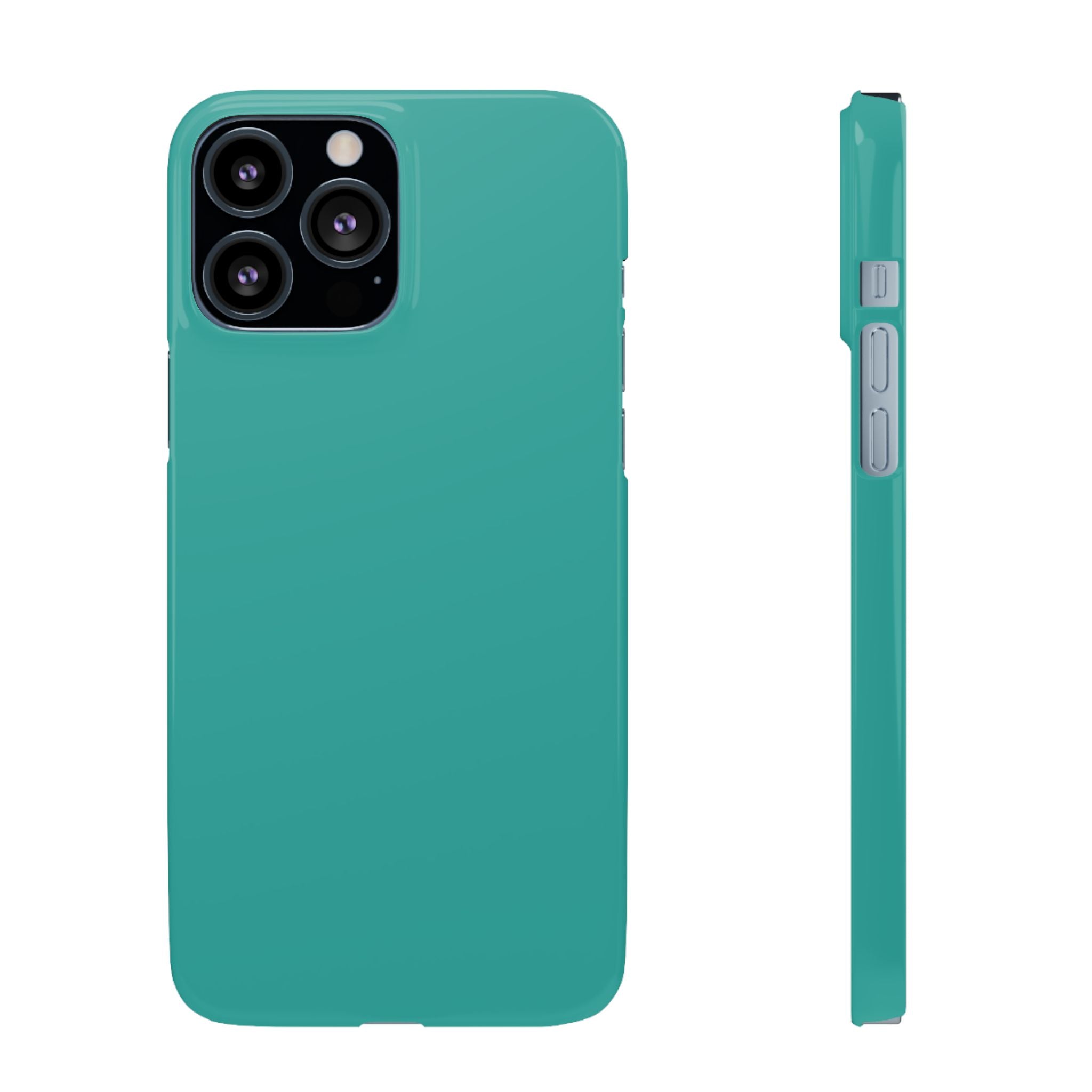Teal Snap Phone Case