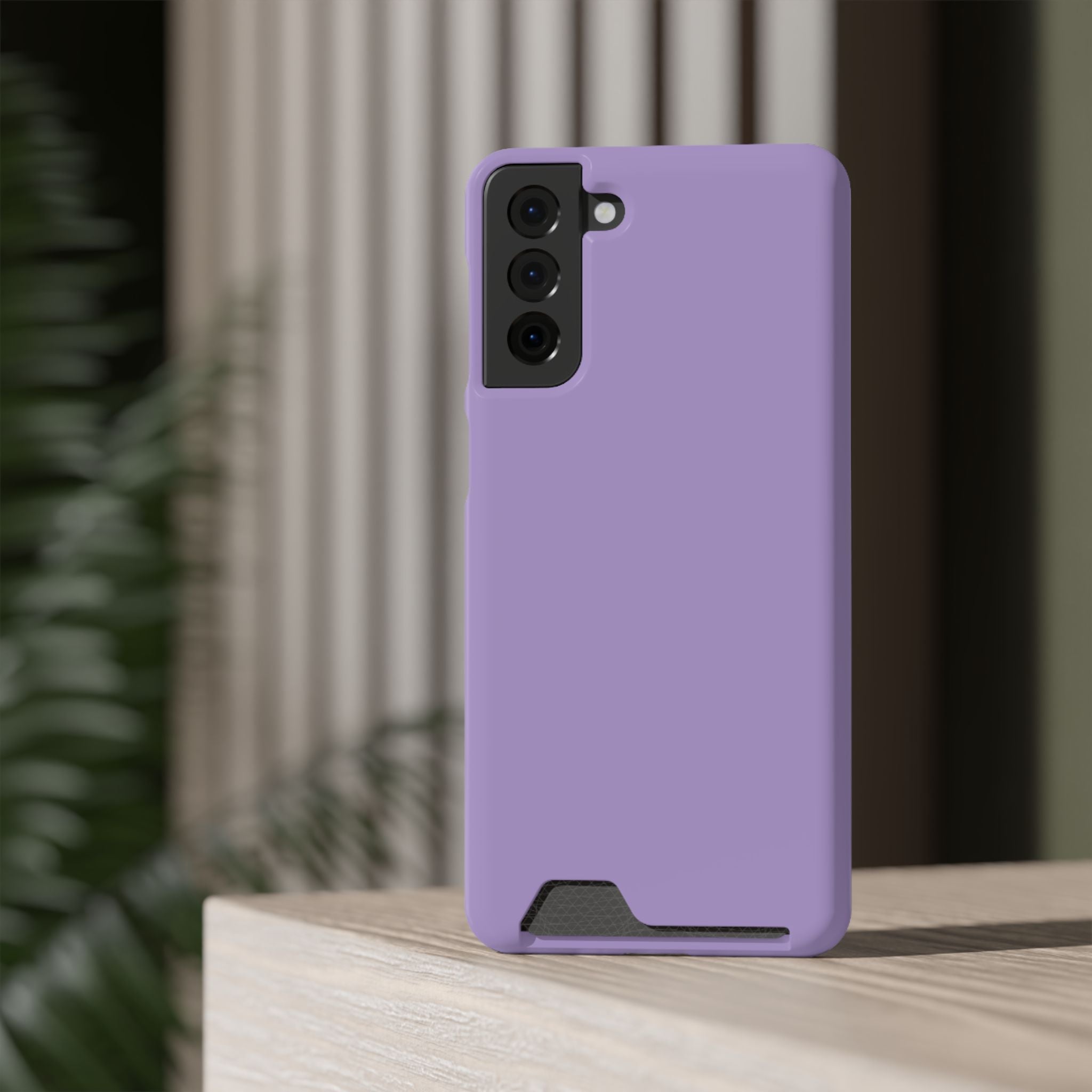 Lilac Card Holder Phone Case