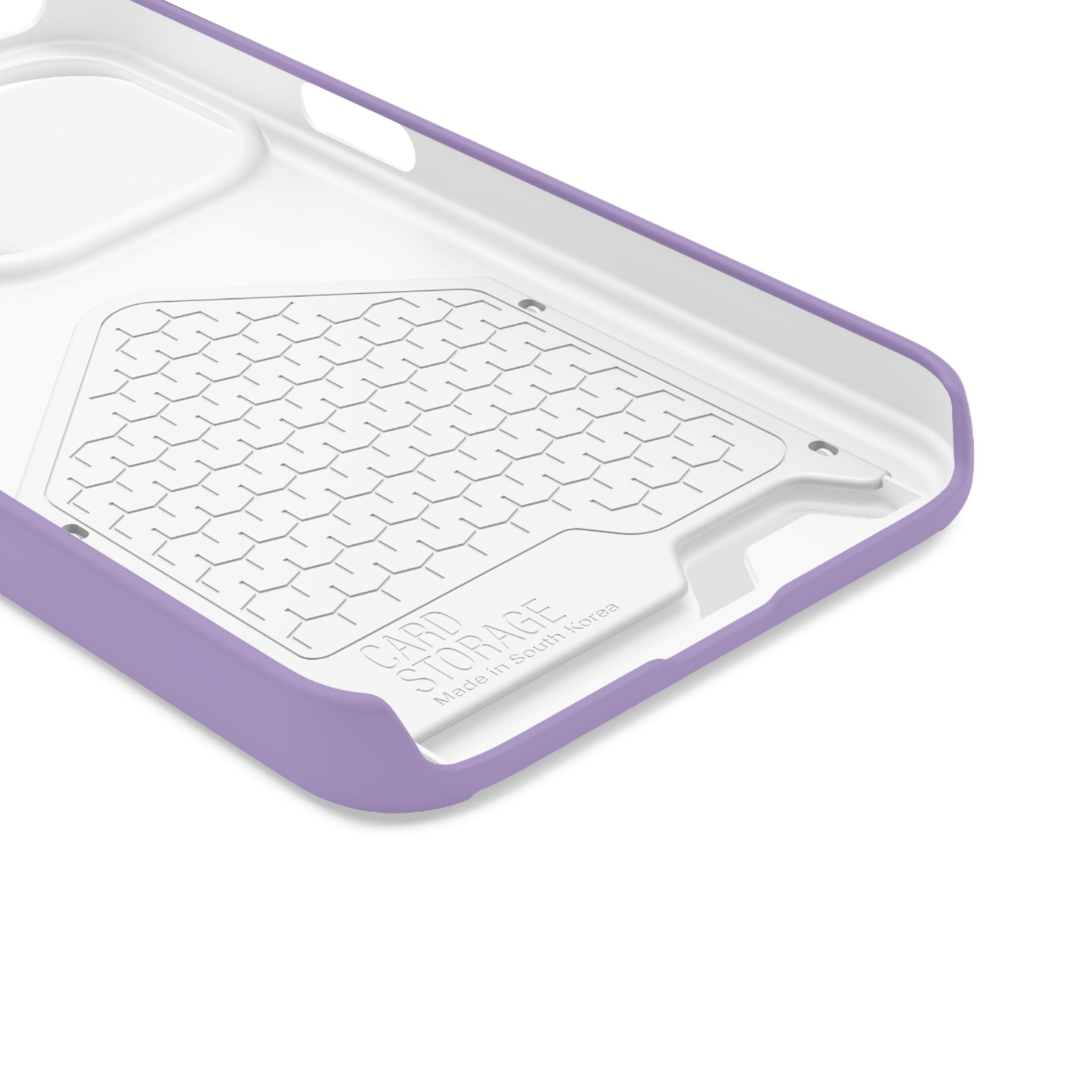 Lilac Card Holder Phone Case