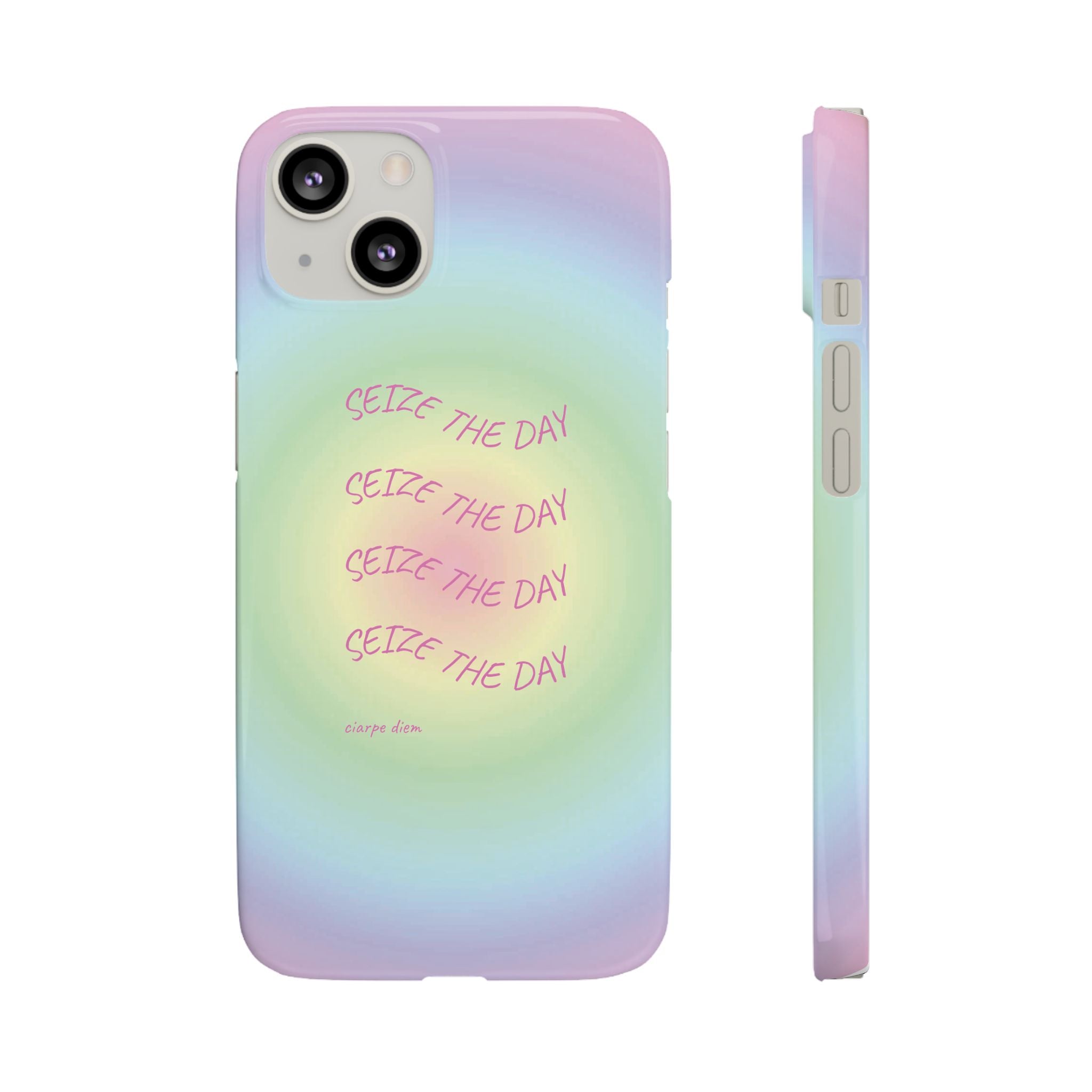 Carpe Diem Bermuda Halo Gradient Snap Phone Case