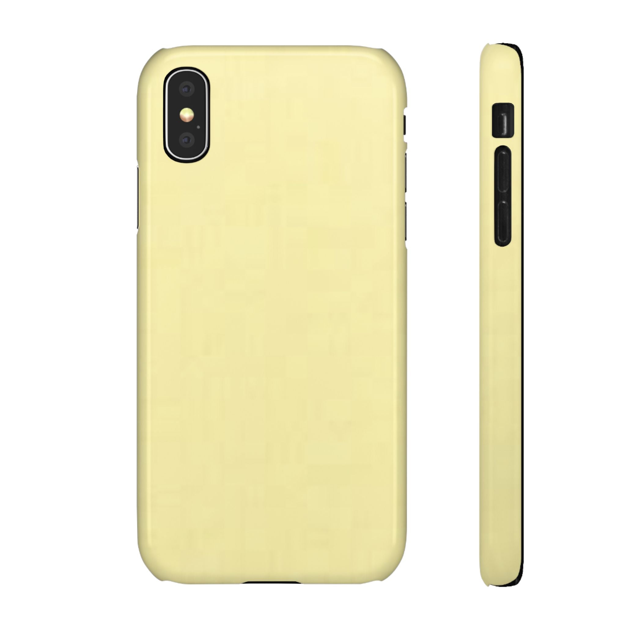 Pale Yellow Snap Phone Case
