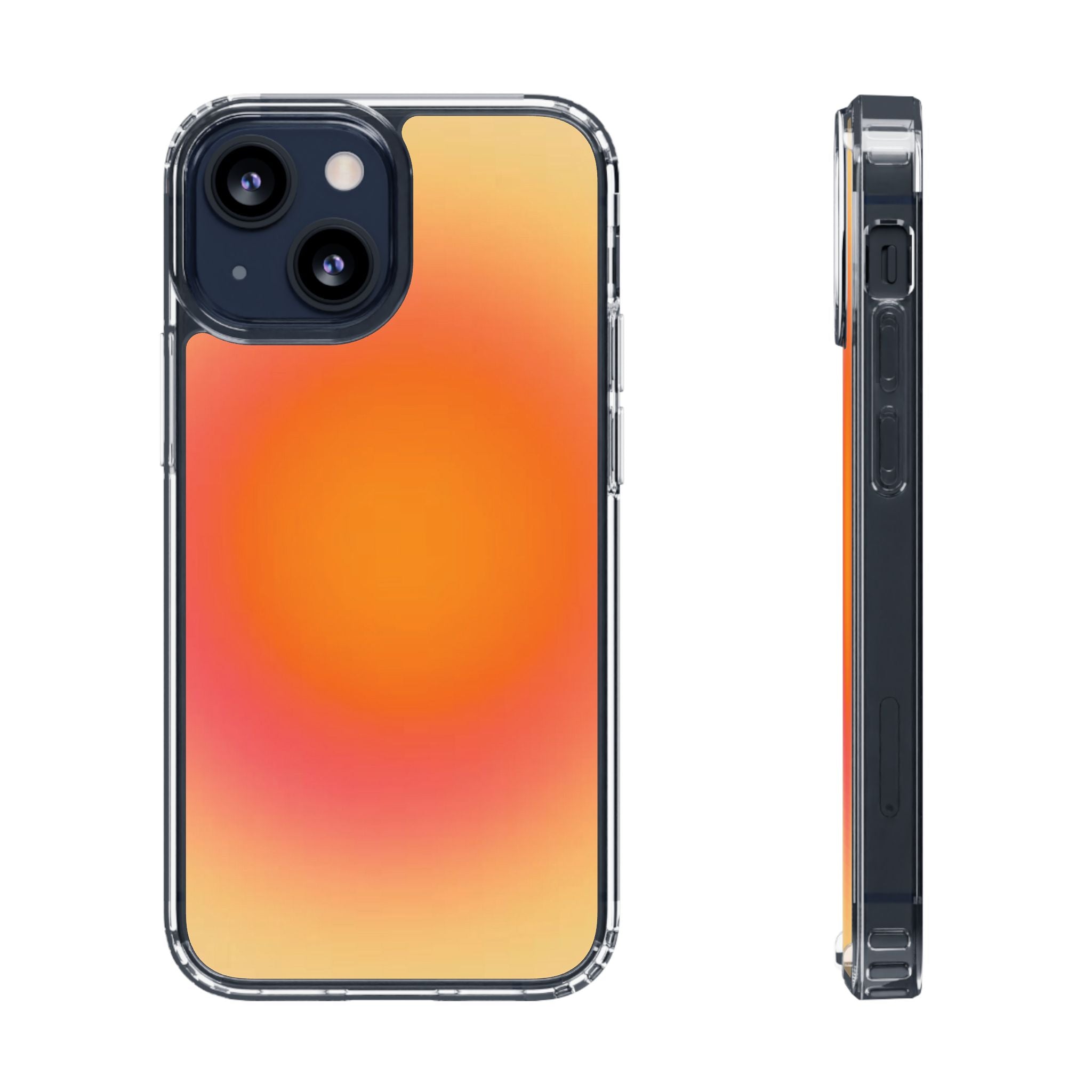 Clear Sunburst Protective Phone Case