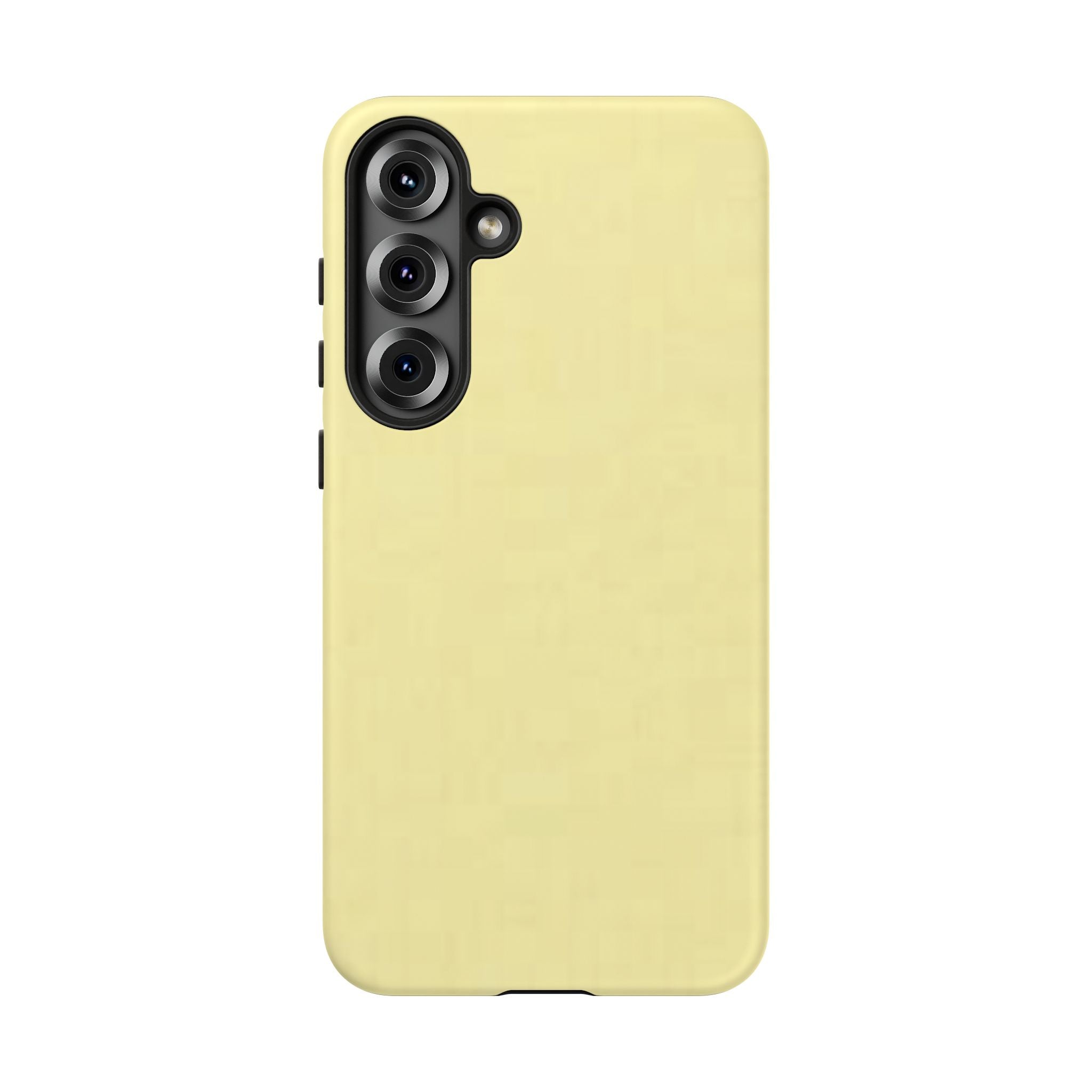Pale Yellow Protective Phone Case