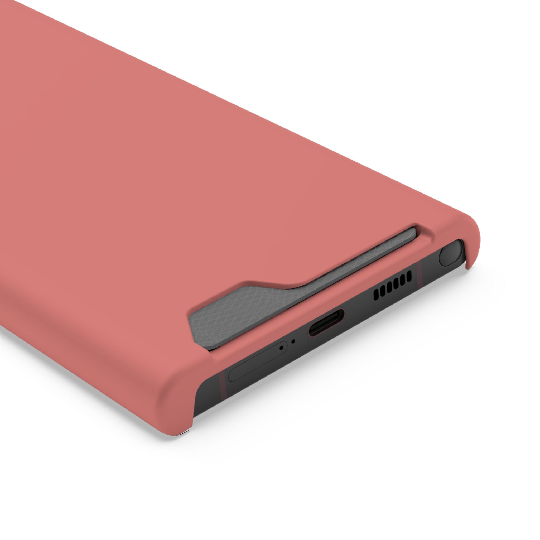Frosty Pink Card Holder Phone Case