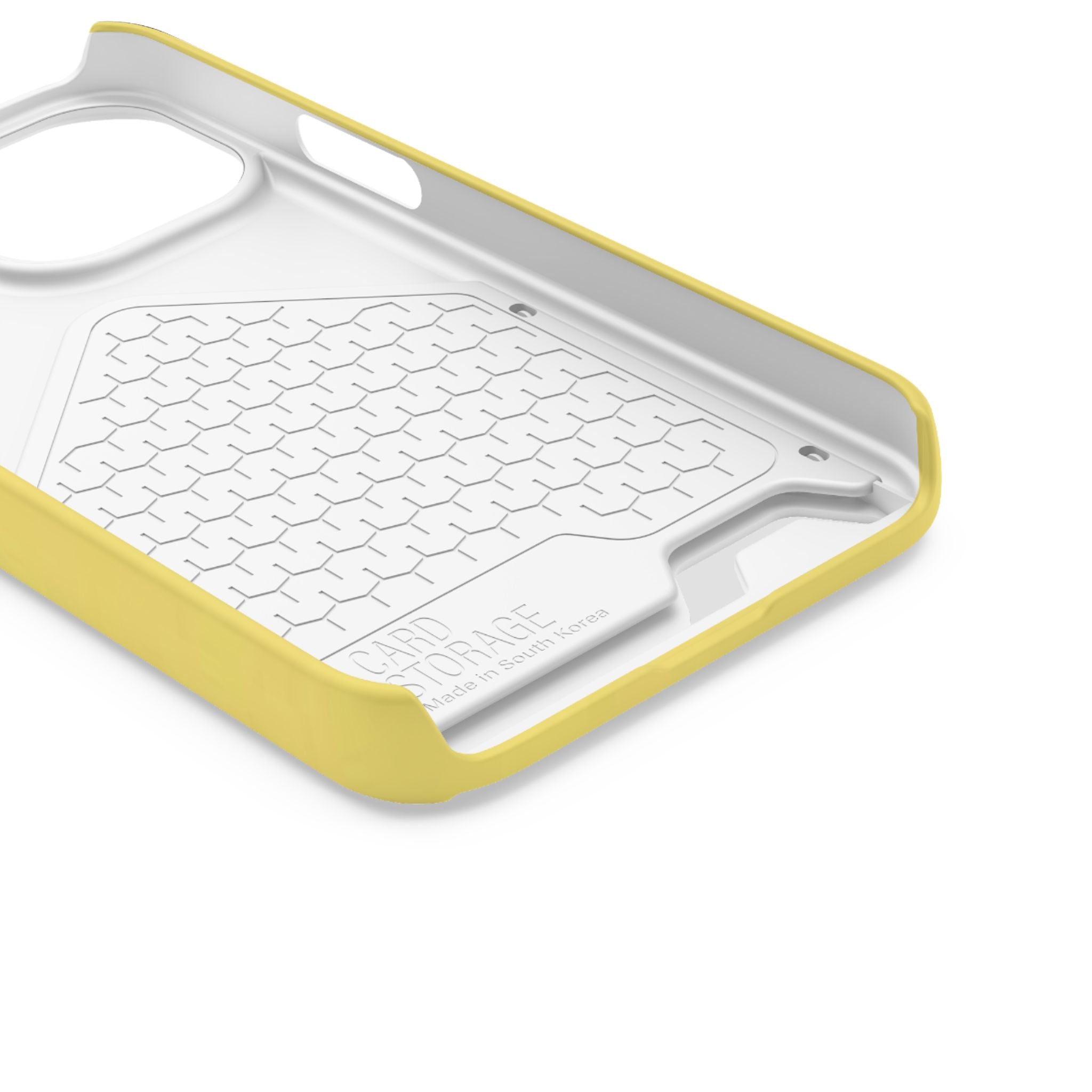 Yellow Card-Holder Phone Case